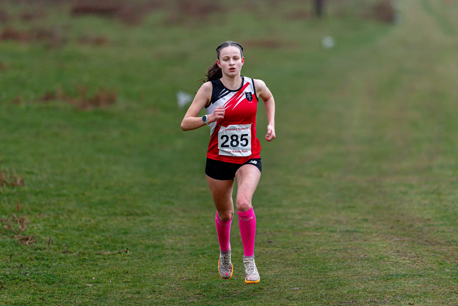 Brentwood Beagles athletes at the Knole Run, Knole Park, Sevenoaks, 10 January 2026