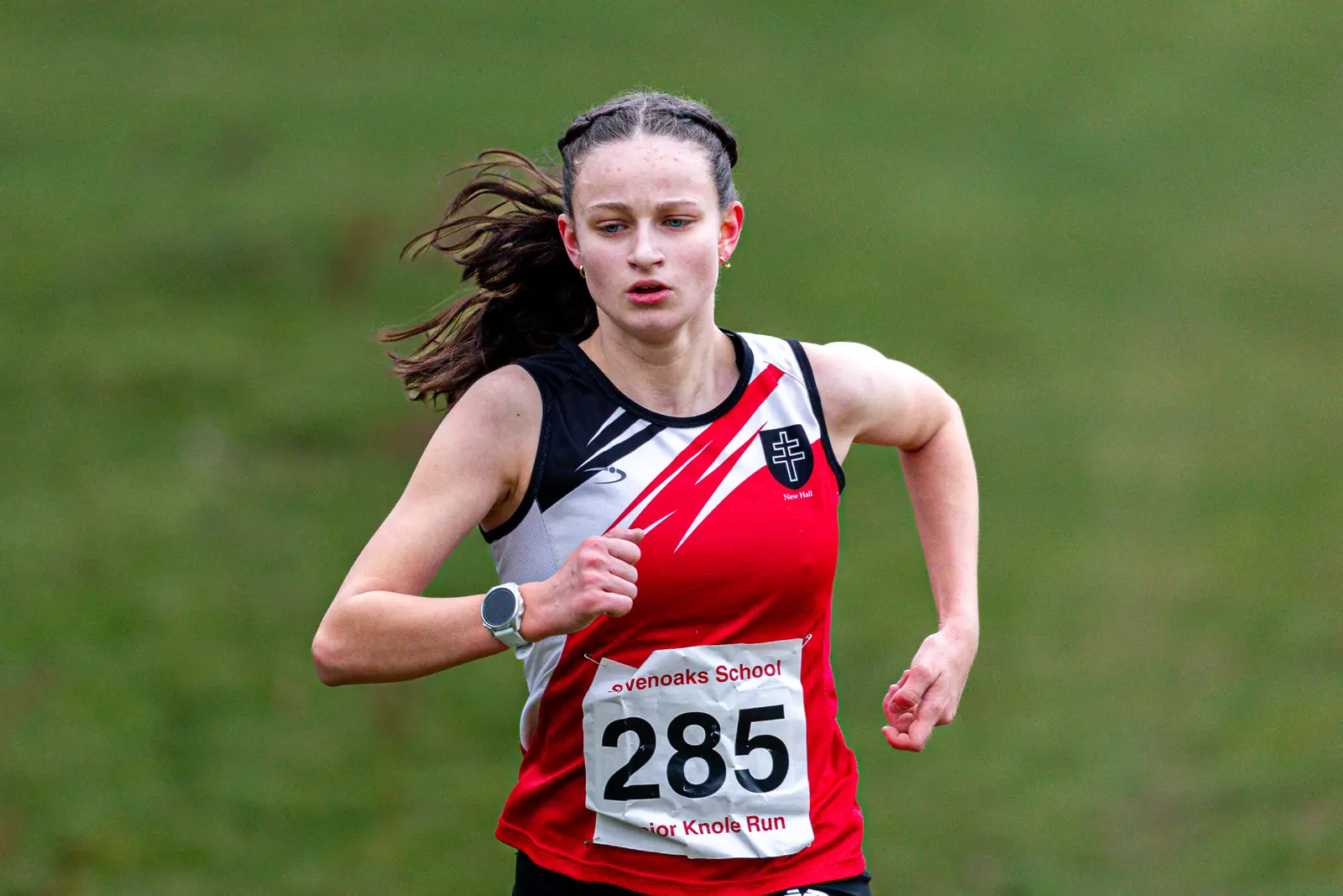 Brentwood Beagles athletes at the Knole Run, Knole Park, Sevenoaks, 10 January 2026