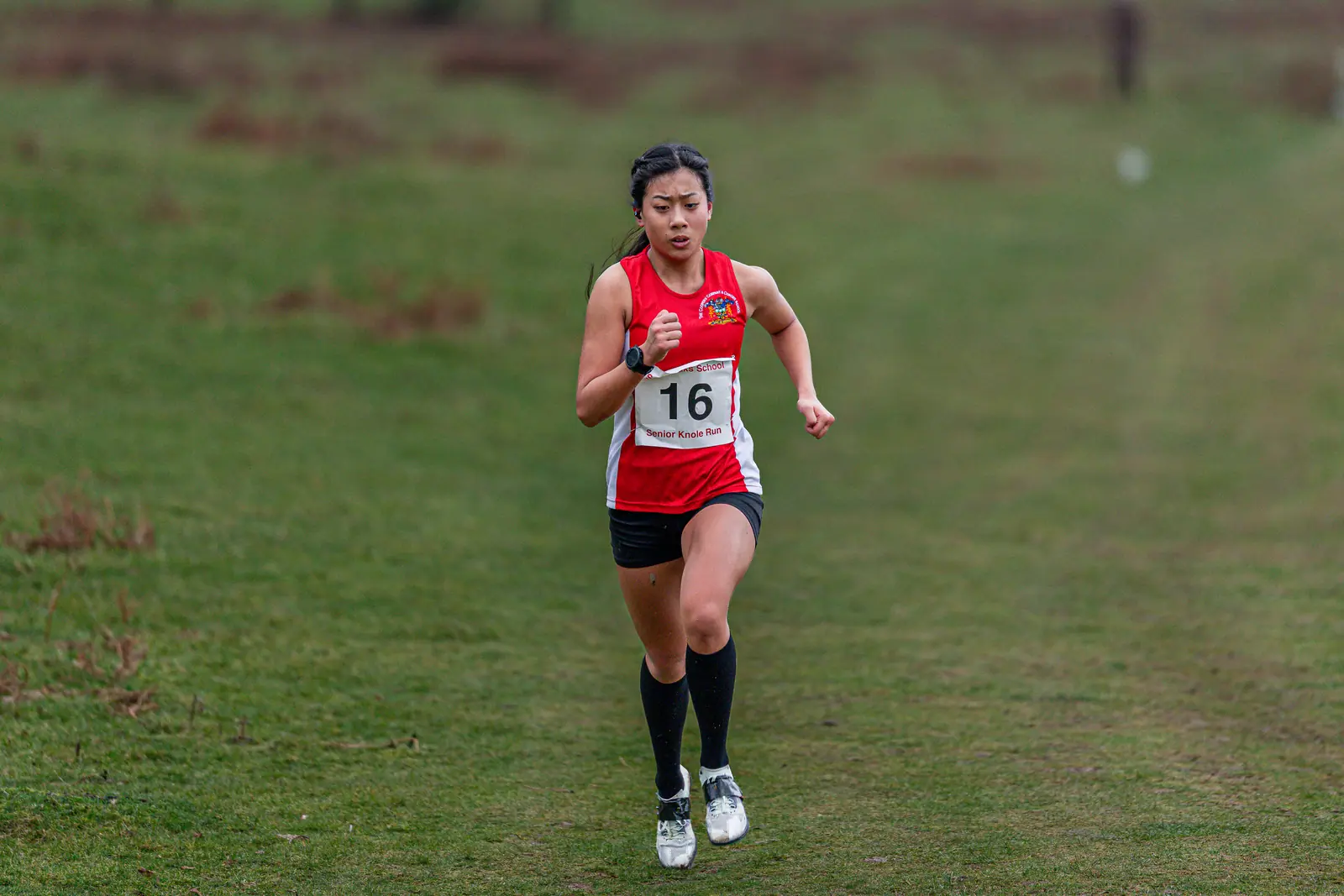 Brentwood Beagles athletes at the Knole Run, Knole Park, Sevenoaks, 10 January 2026