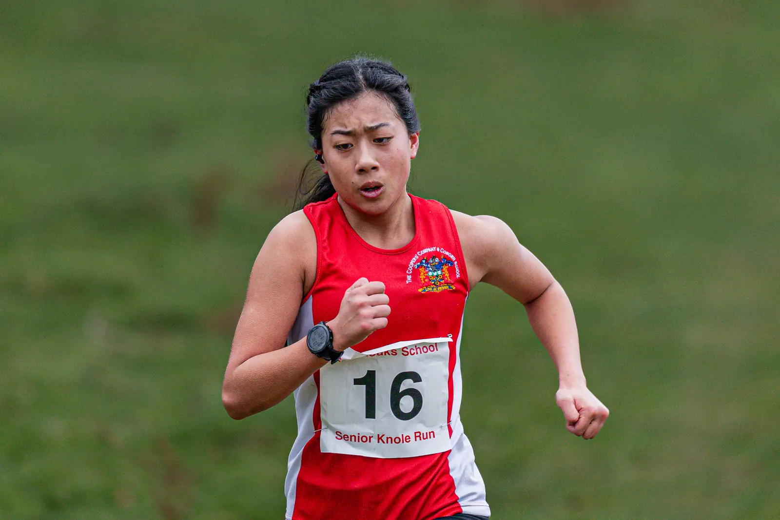 Brentwood Beagles athletes at the Knole Run, Knole Park, Sevenoaks, 10 January 2026