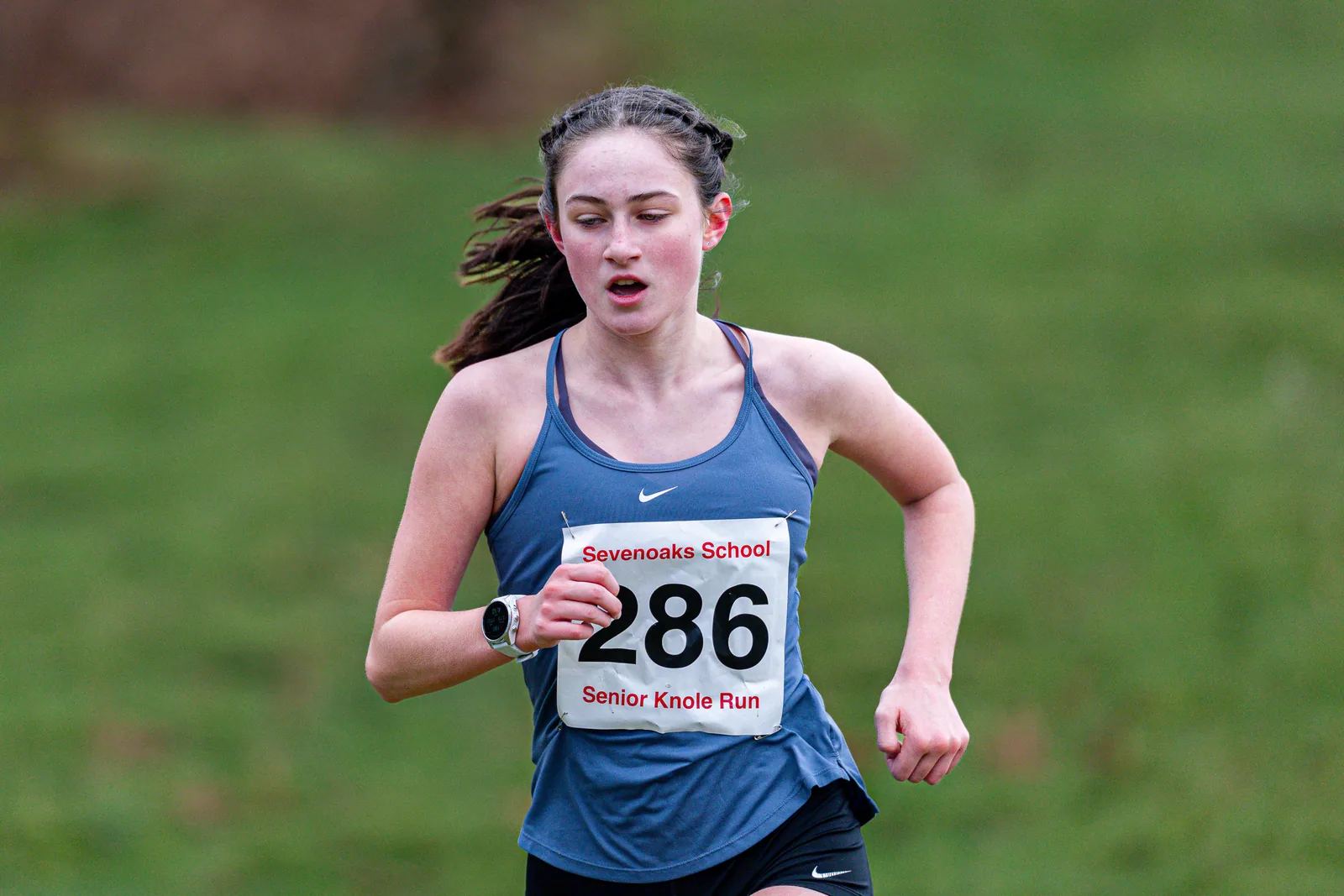 Brentwood Beagles athletes at the Knole Run, Knole Park, Sevenoaks, 10 January 2026