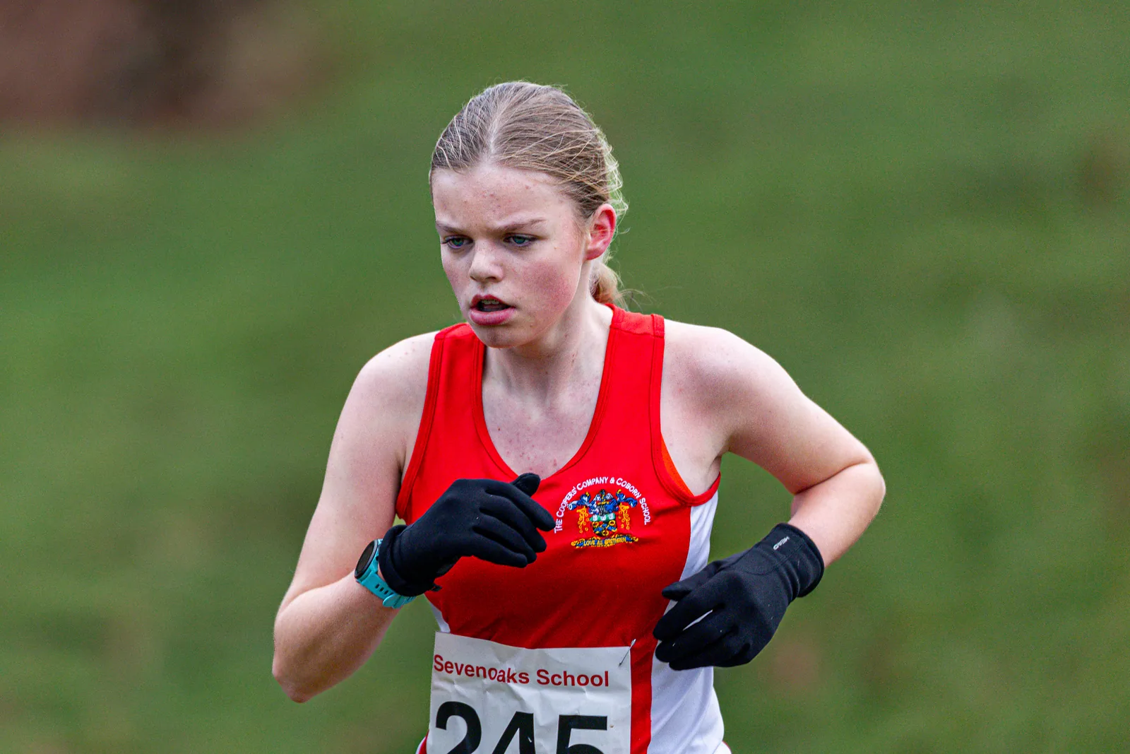 Brentwood Beagles athletes at the Knole Run, Knole Park, Sevenoaks, 10 January 2026