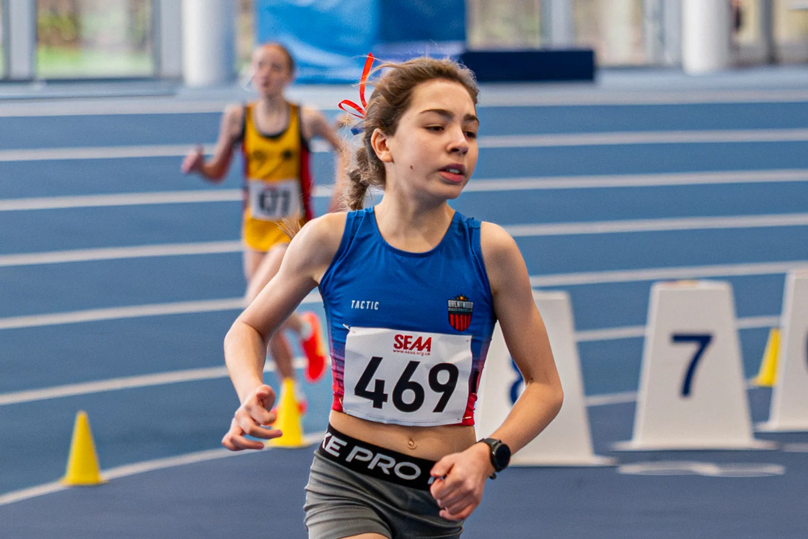 Brentwood Beagles athletes at the SEAA Age Group Indoor Championships, Lee Valley, 10 January 2026