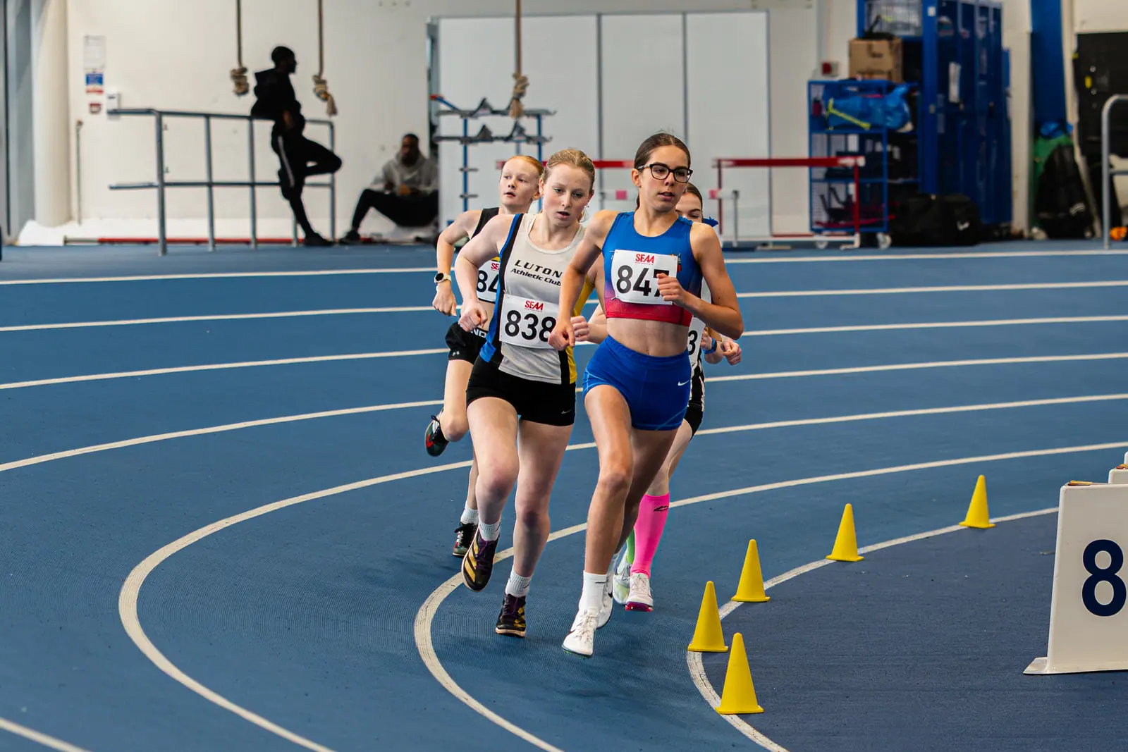 Brentwood Beagles athletes at the SEAA Age Group Indoor Championships, Lee Valley, 10 January 2026
