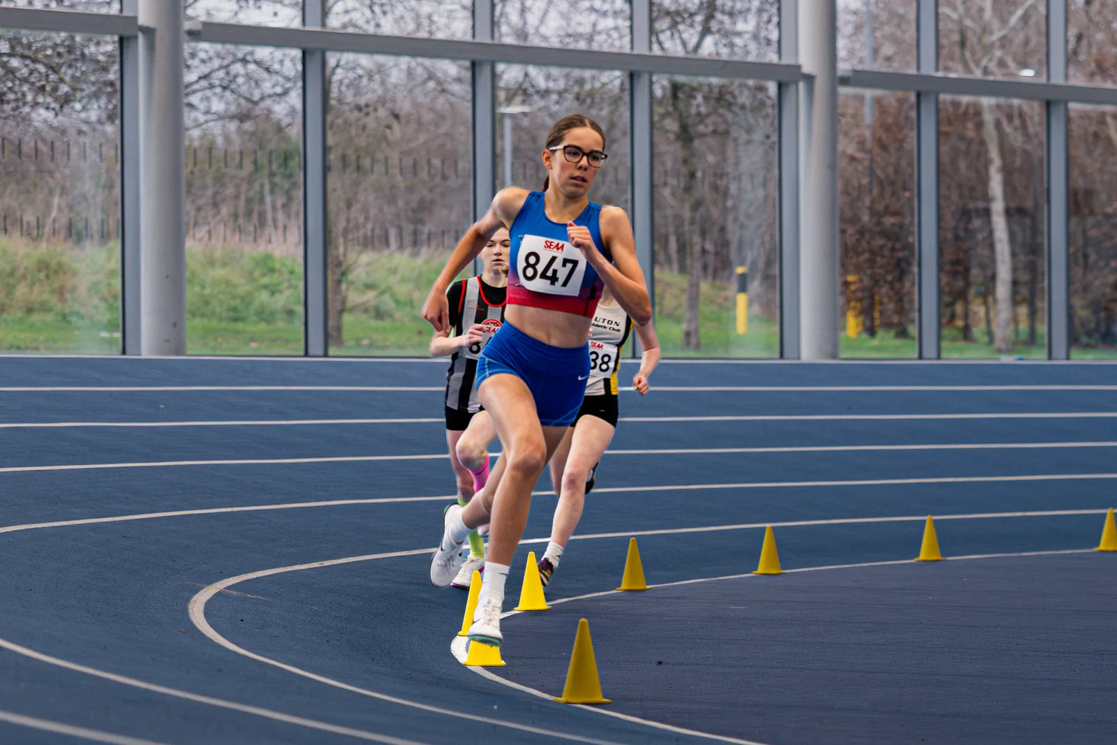 Brentwood Beagles athletes at the SEAA Age Group Indoor Championships, Lee Valley, 10 January 2026