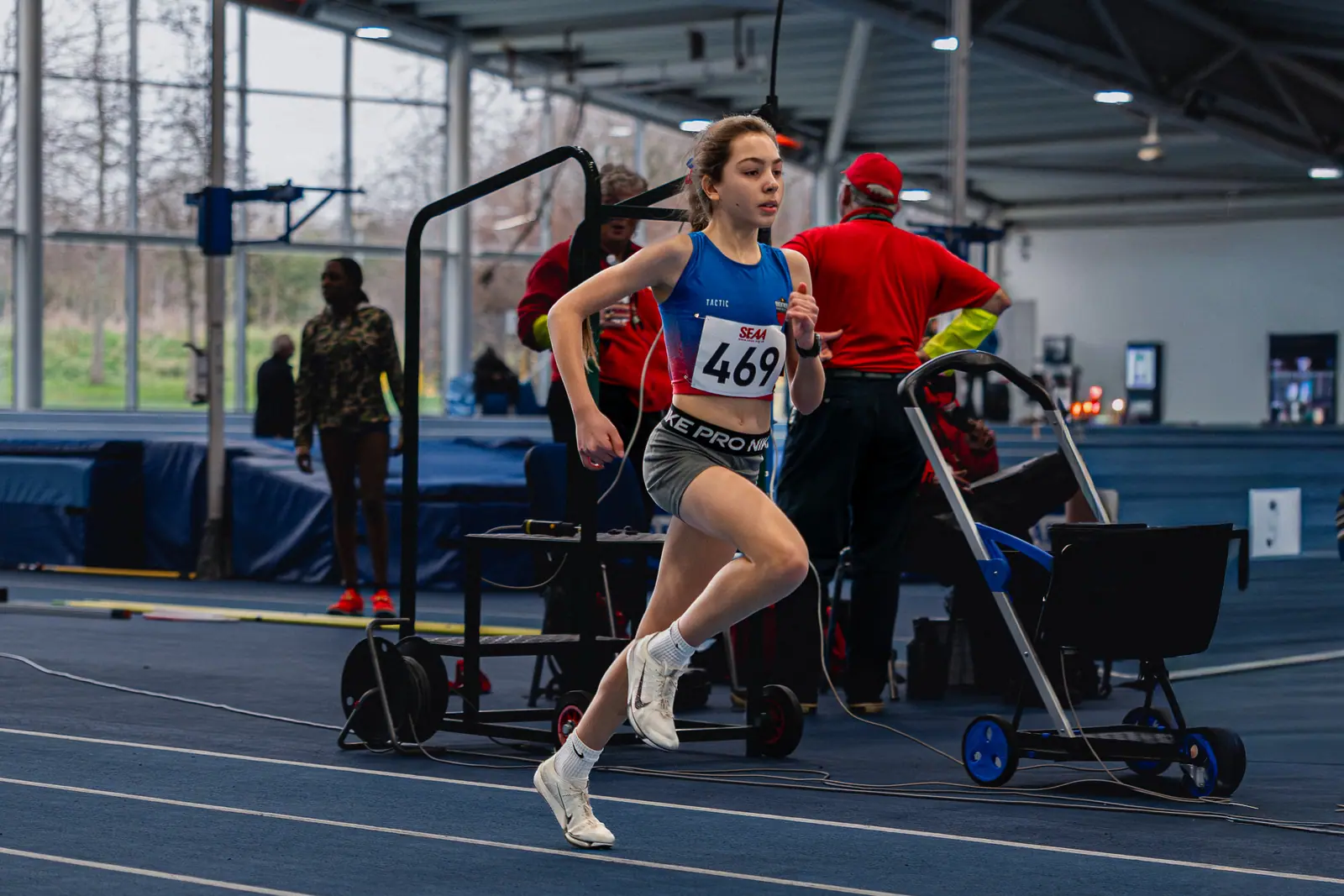 Brentwood Beagles athletes at the SEAA Age Group Indoor Championships, Lee Valley, 10 January 2026