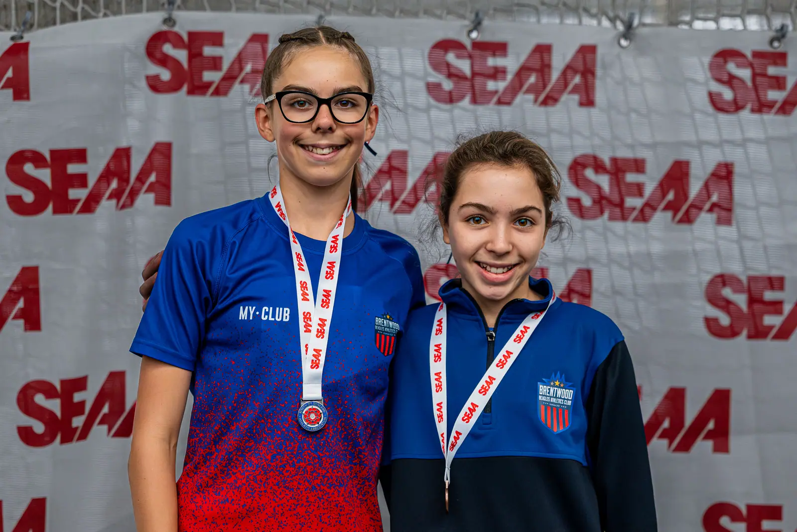 Brentwood Beagles athletes at the SEAA Age Group Indoor Championships, Lee Valley, 10 January 2026