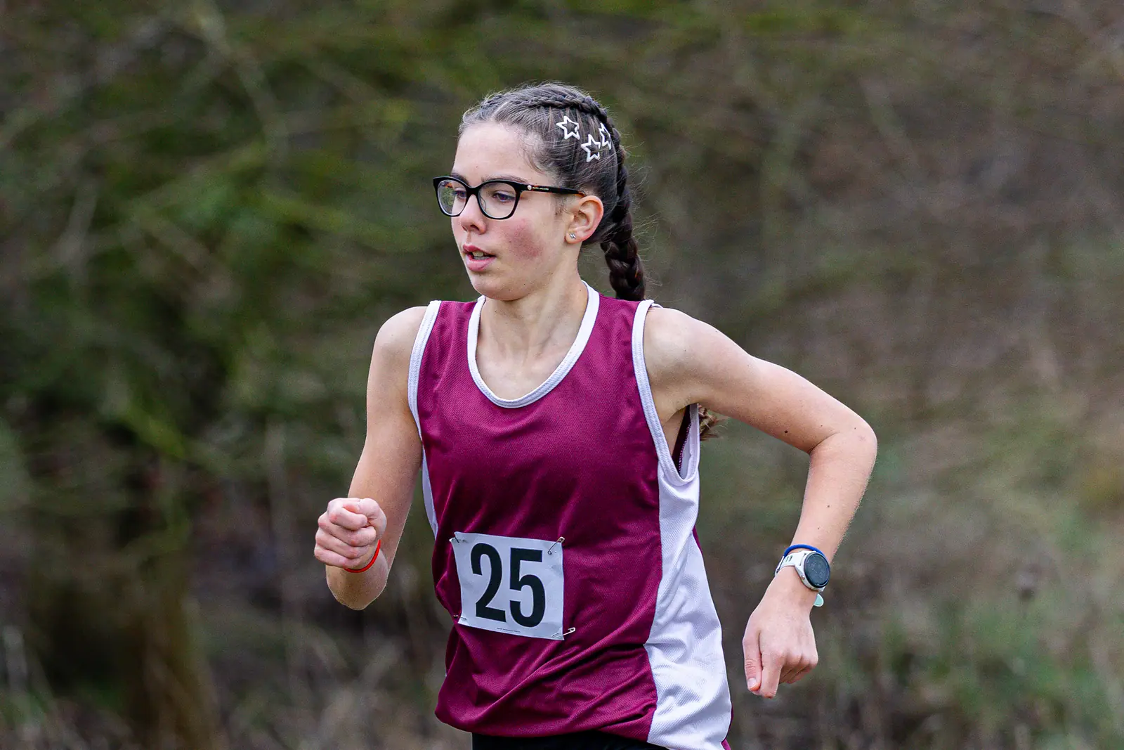 Brentwood Beagles athletes at the Essex Schools Cross Country Championships, Writtle, 17 January 2026