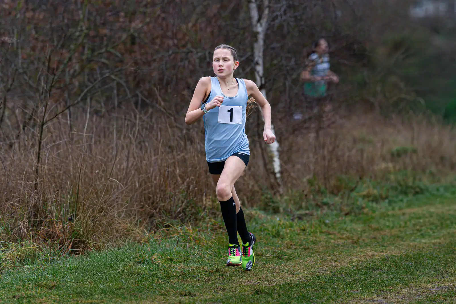 Brentwood Beagles athletes at the Essex Schools Cross Country Championships, Writtle, 17 January 2026