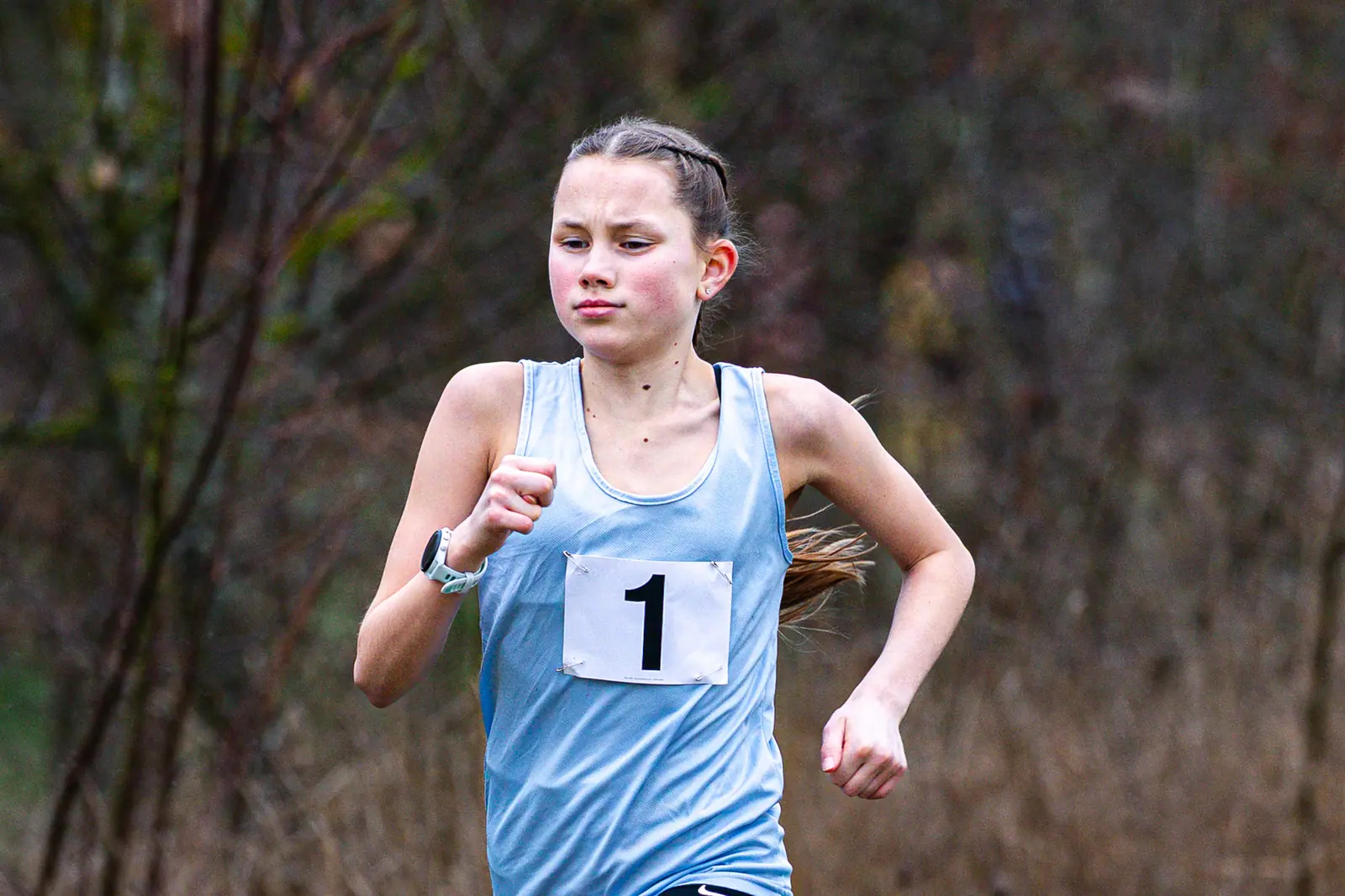 Brentwood Beagles athletes at the Essex Schools Cross Country Championships, Writtle, 17 January 2026