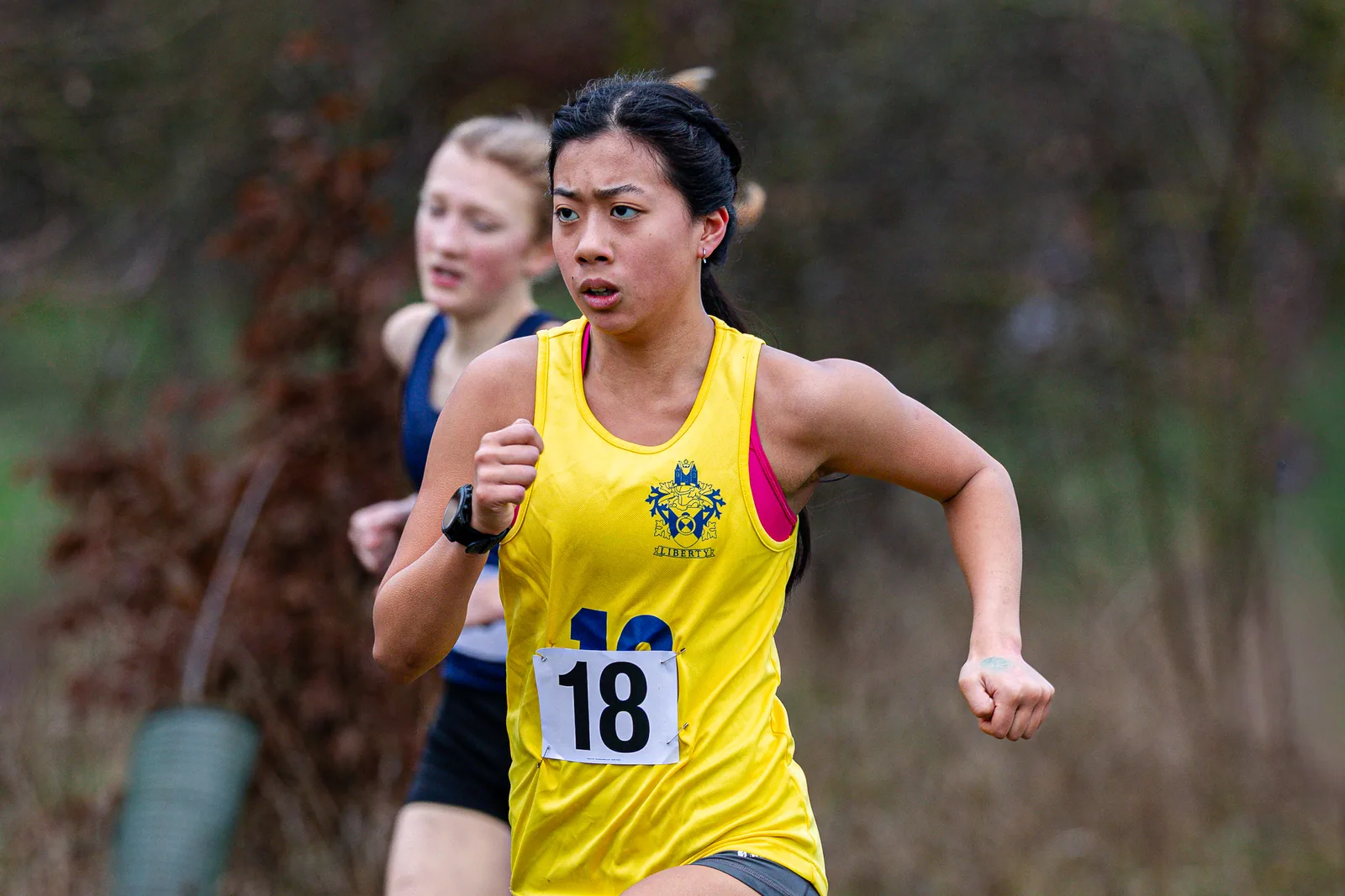 Brentwood Beagles athletes at the Essex Schools Cross Country Championships, Writtle, 17 January 2026