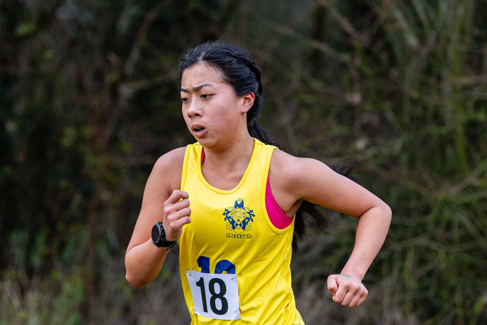 Brentwood Beagles athletes at the Essex Schools Cross Country Championships, Writtle, 17 January 2026