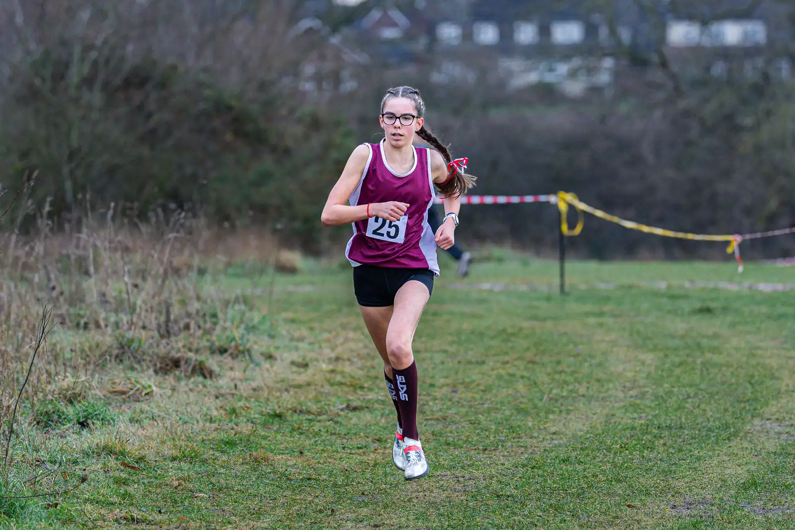 Brentwood Beagles athletes at the Essex Schools Cross Country Championships, Writtle, 17 January 2026