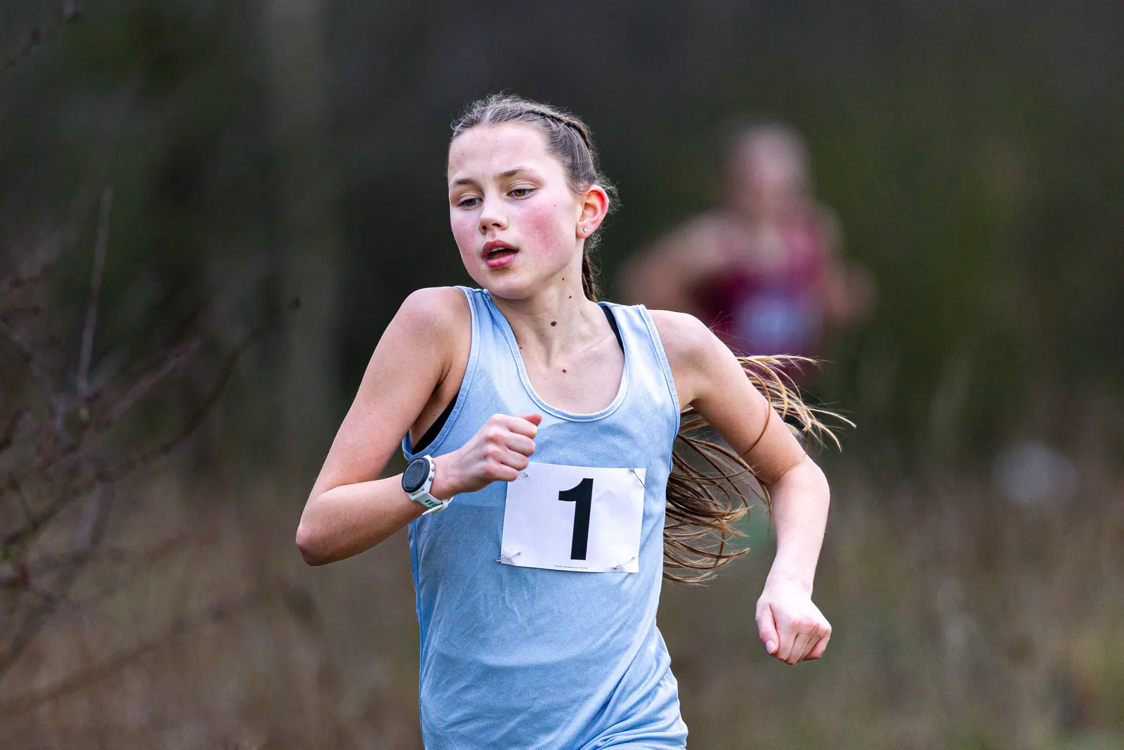 Brentwood Beagles athletes at the Essex Schools Cross Country Championships, Writtle, 17 January 2026