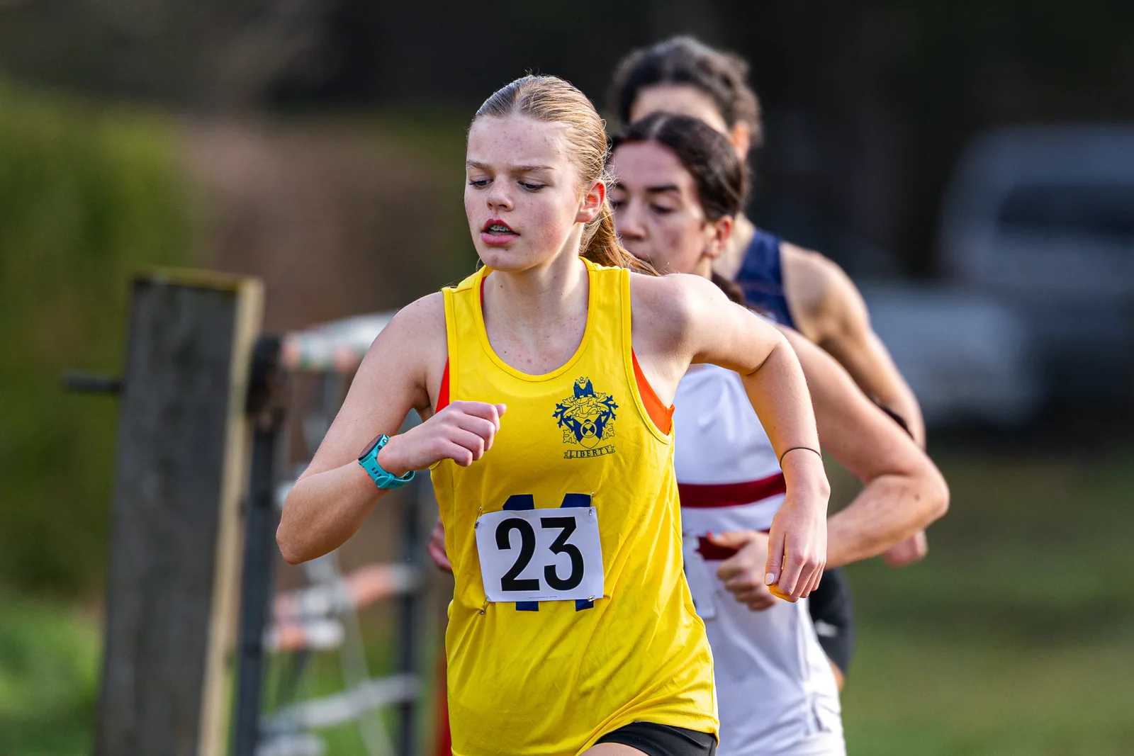 Brentwood Beagles athletes at the Essex Schools Cross Country Championships, Writtle, 17 January 2026