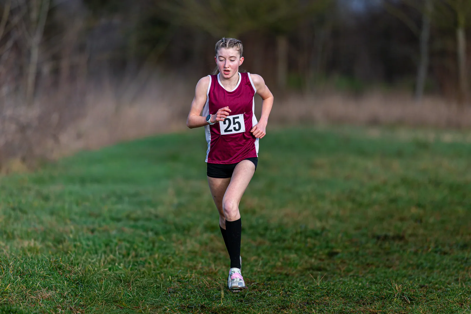 Brentwood Beagles athletes at the Essex Schools Cross Country Championships, Writtle, 17 January 2026