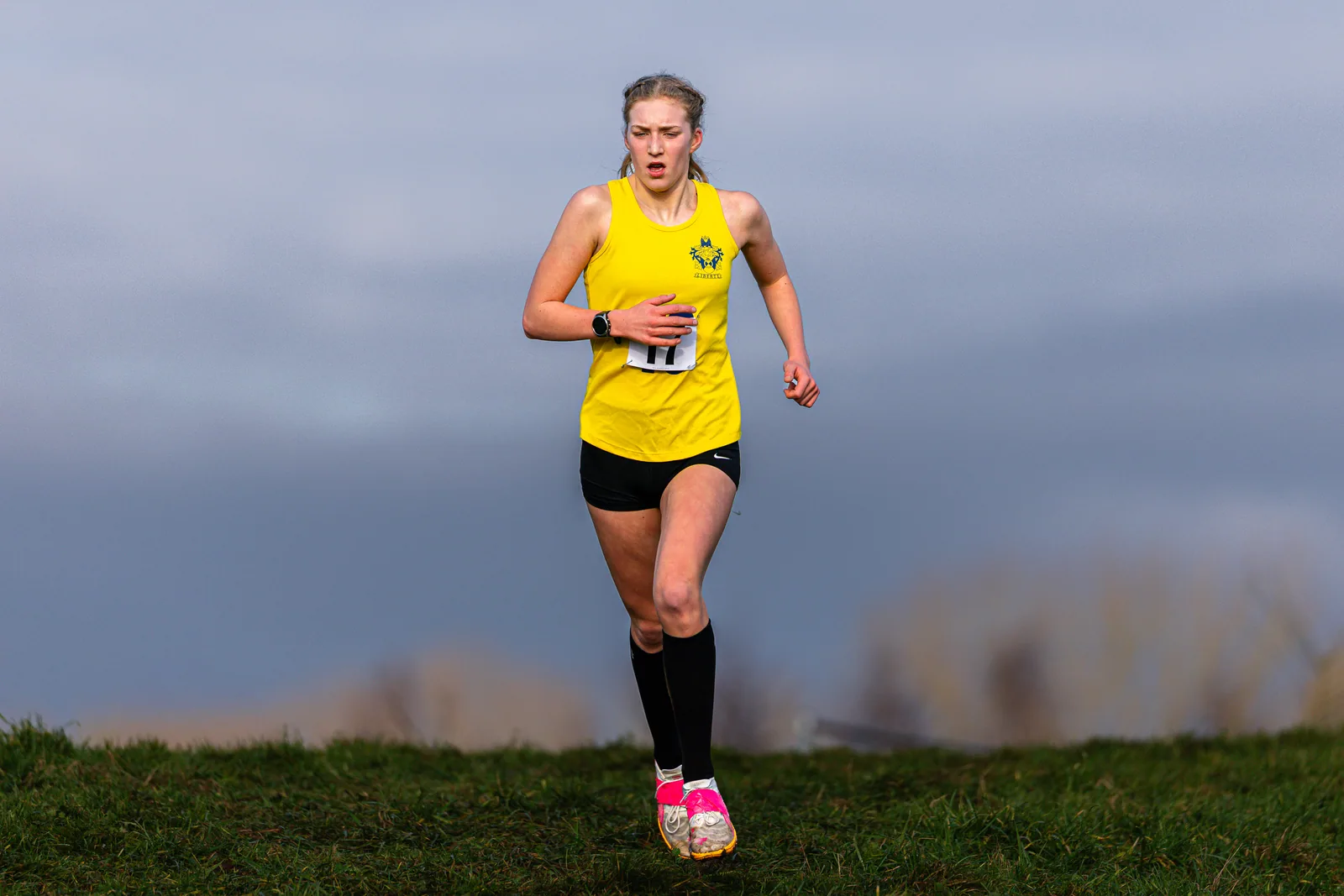 Brentwood Beagles athletes at the Essex Schools Cross Country Championships, Writtle, 17 January 2026