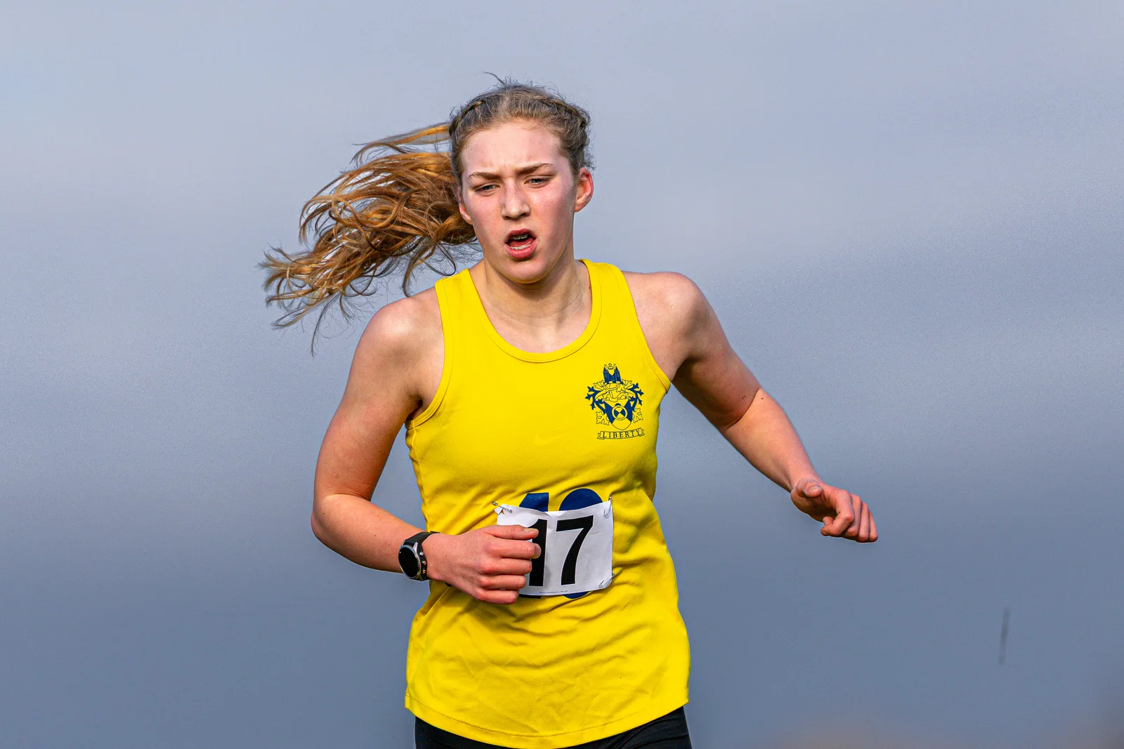Brentwood Beagles athletes at the Essex Schools Cross Country Championships, Writtle, 17 January 2026