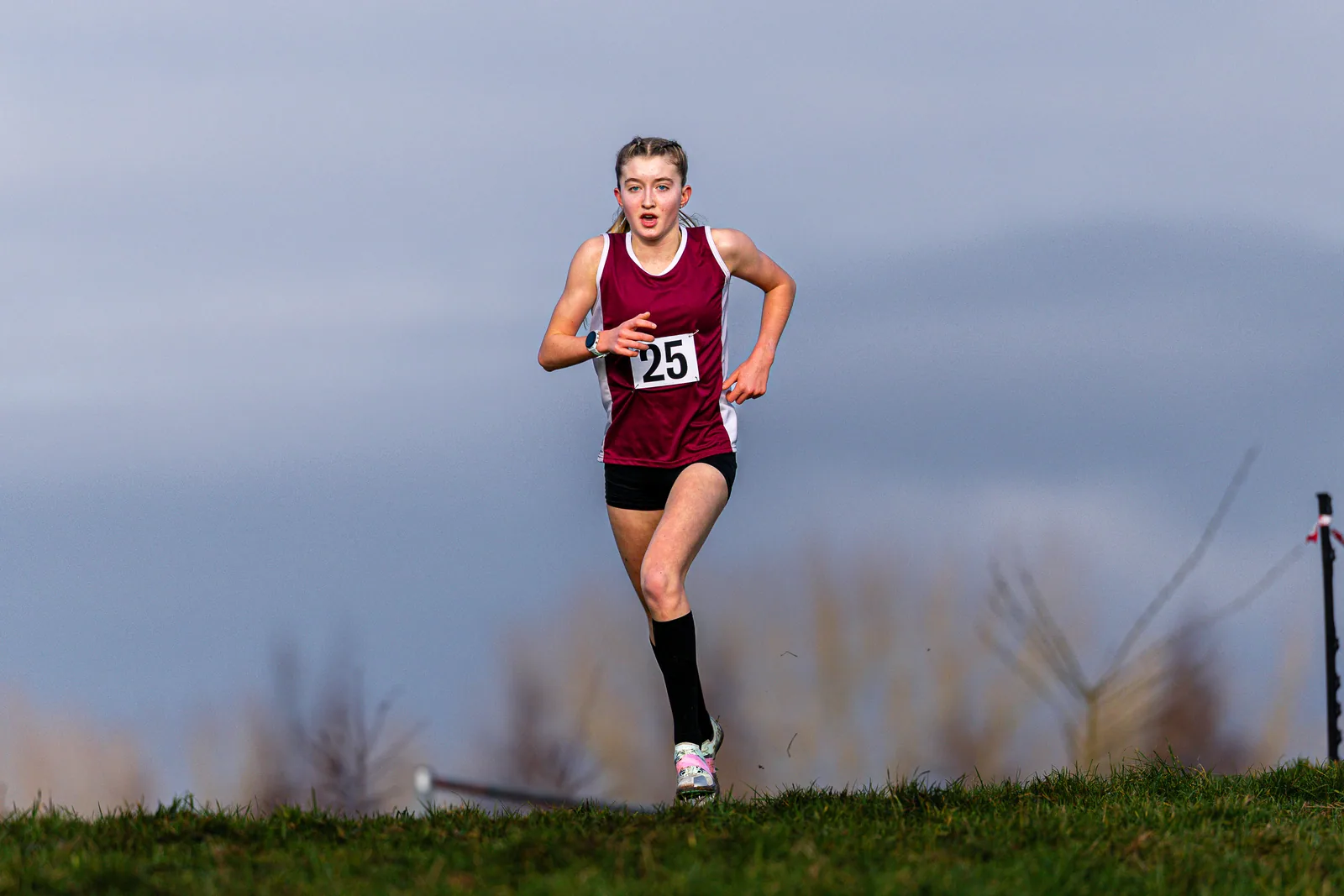Brentwood Beagles athletes at the Essex Schools Cross Country Championships, Writtle, 17 January 2026