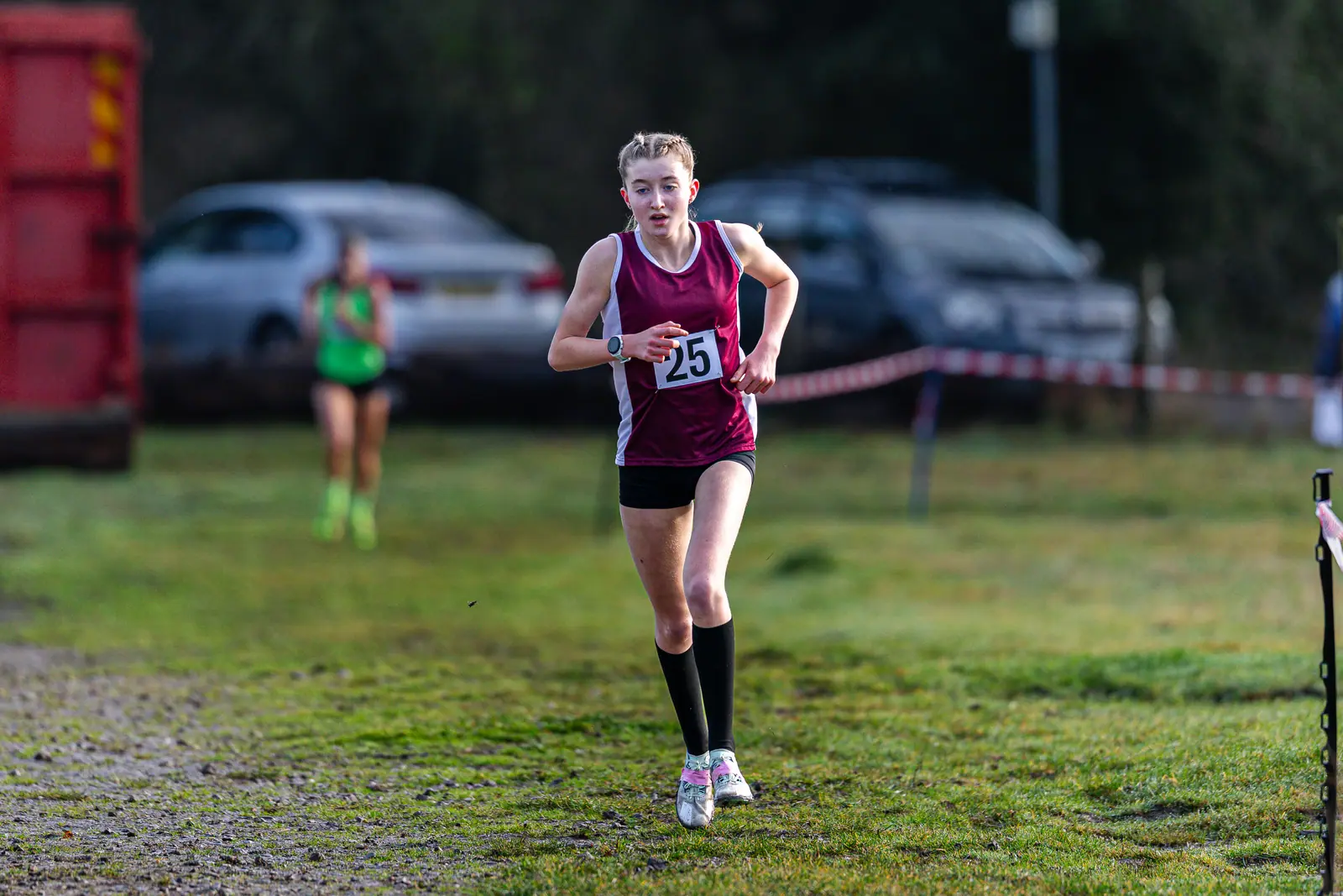Brentwood Beagles athletes at the Essex Schools Cross Country Championships, Writtle, 17 January 2026