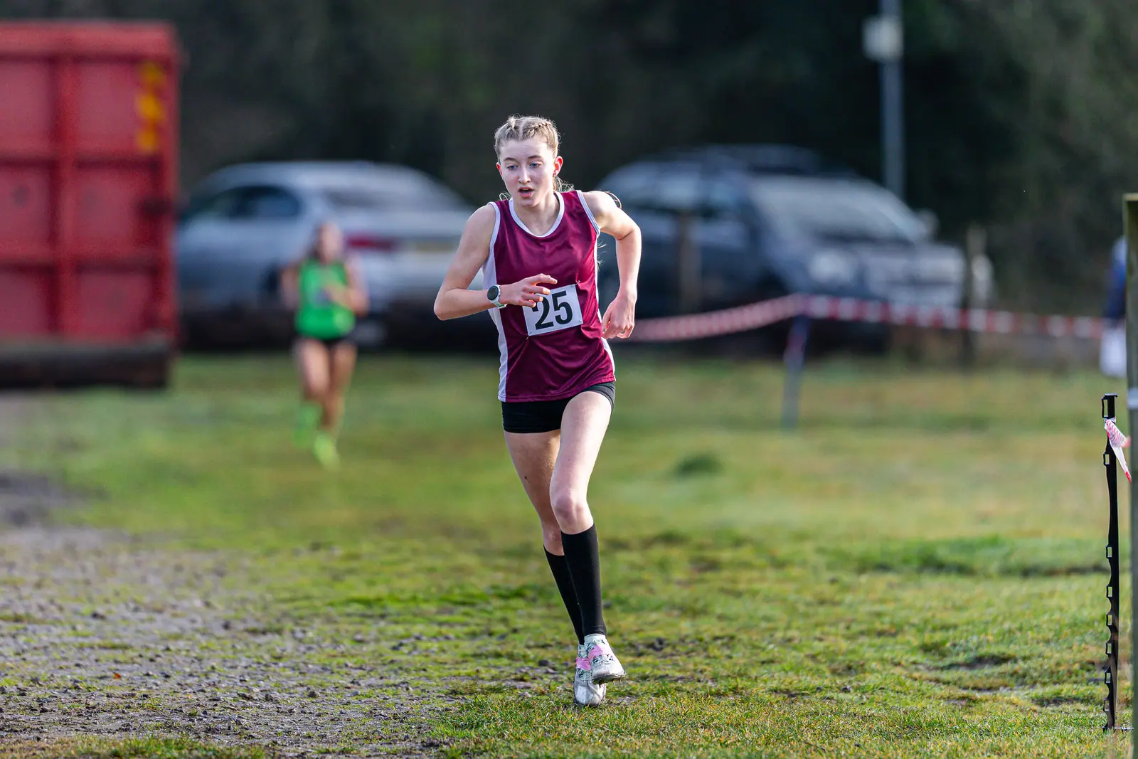 Brentwood Beagles athletes at the Essex Schools Cross Country Championships, Writtle, 17 January 2026
