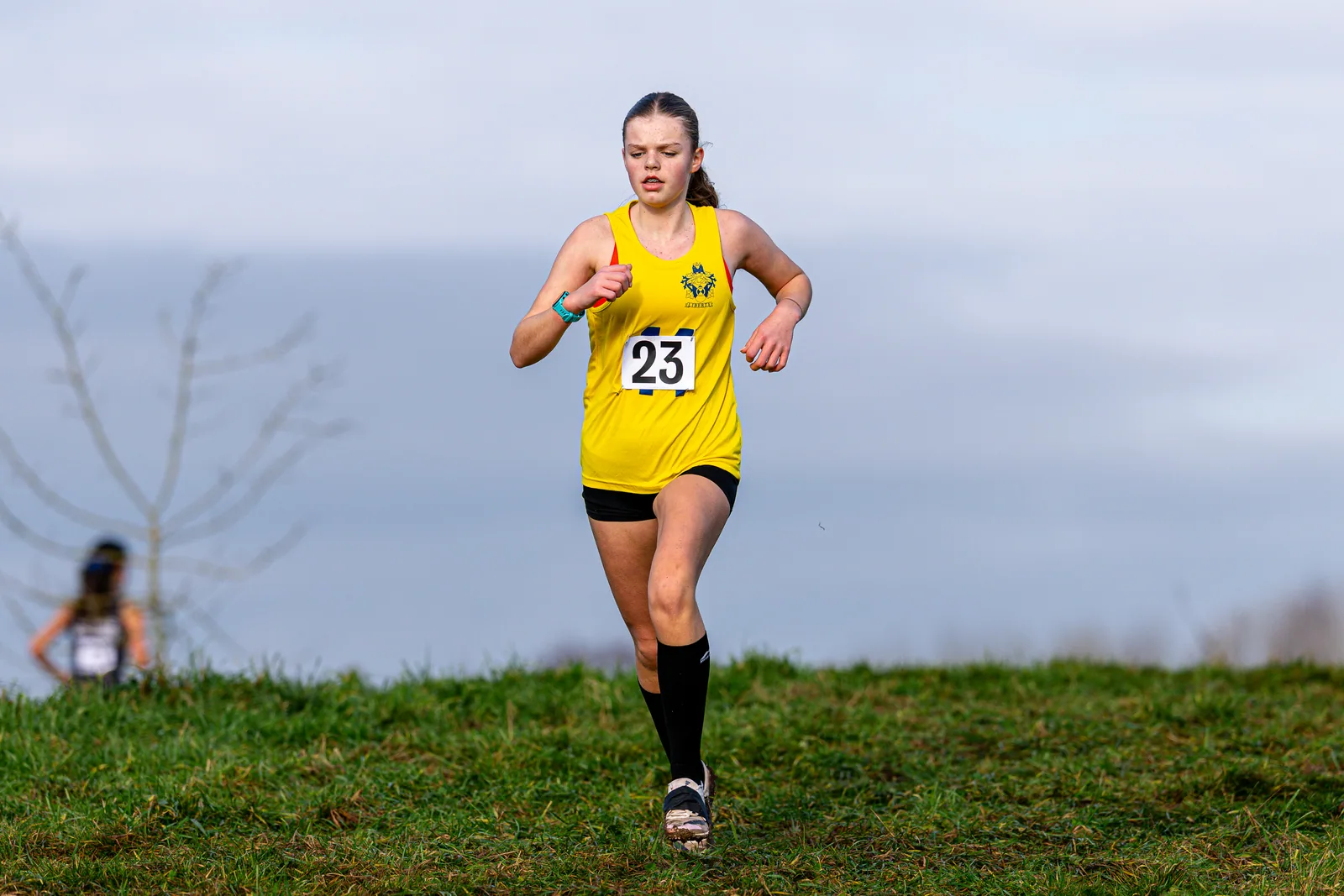Brentwood Beagles athletes at the Essex Schools Cross Country Championships, Writtle, 17 January 2026