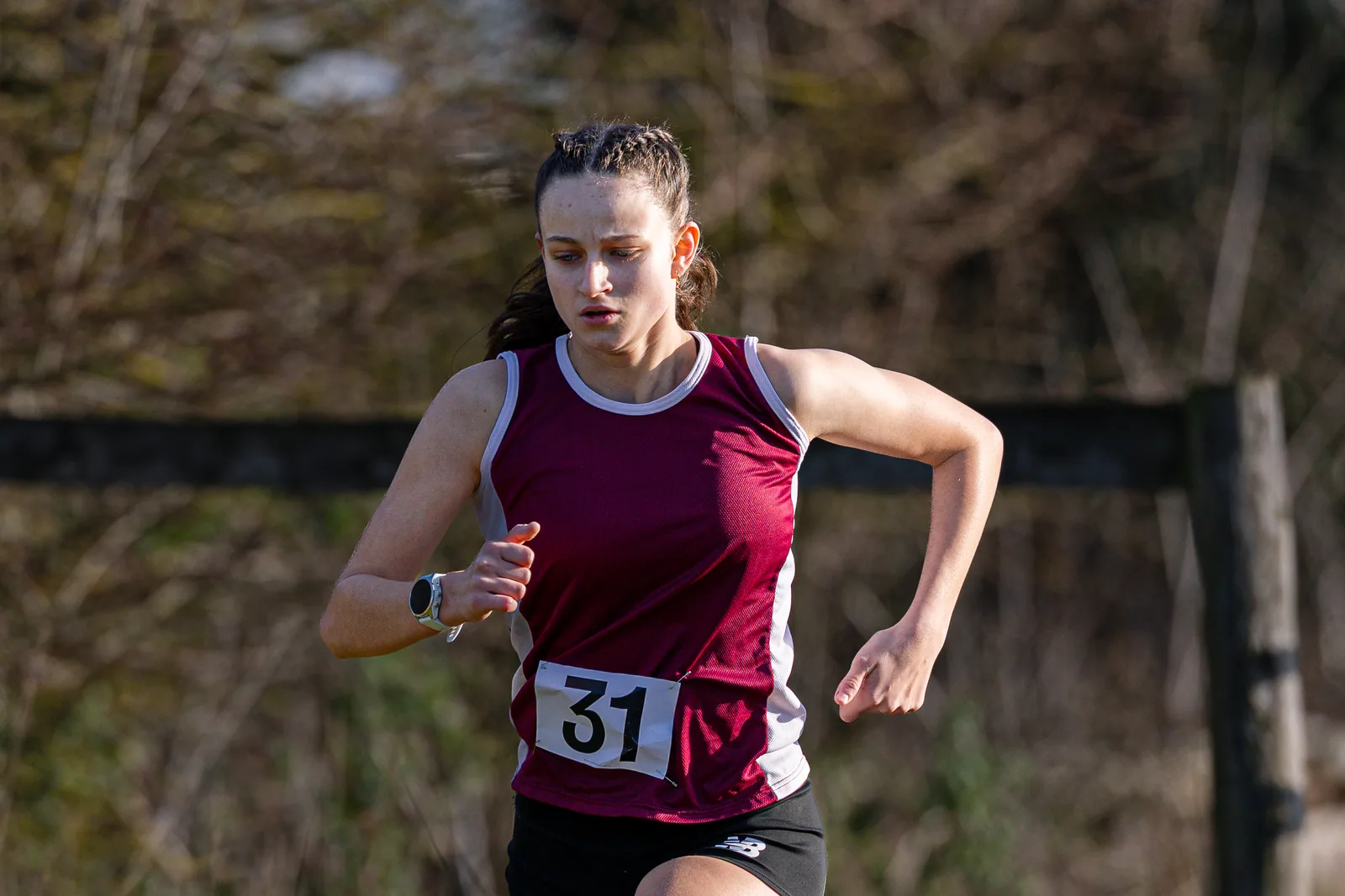 Brentwood Beagles athletes at the Essex Schools Cross Country Championships, Writtle, 17 January 2026