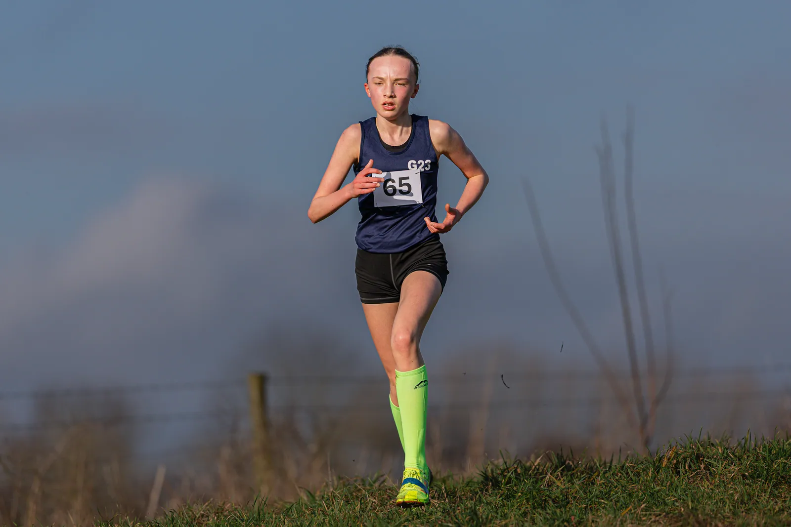 Brentwood Beagles athletes at the Essex Schools Cross Country Championships, Writtle, 17 January 2026