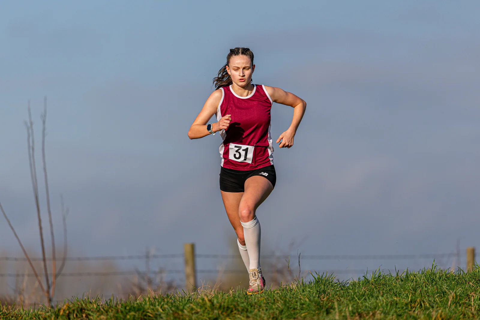Brentwood Beagles athletes at the Essex Schools Cross Country Championships, Writtle, 17 January 2026