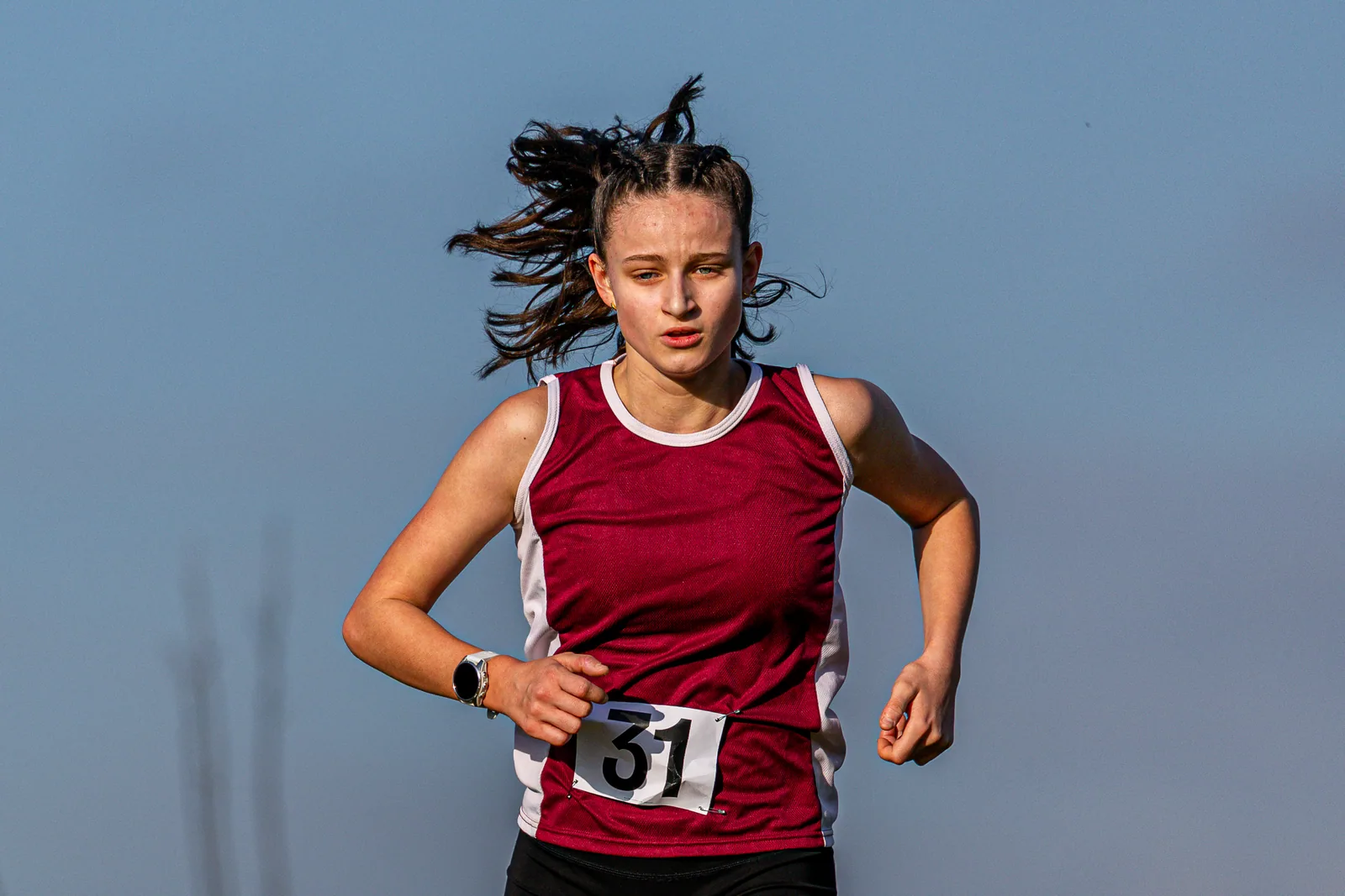 Brentwood Beagles athletes at the Essex Schools Cross Country Championships, Writtle, 17 January 2026