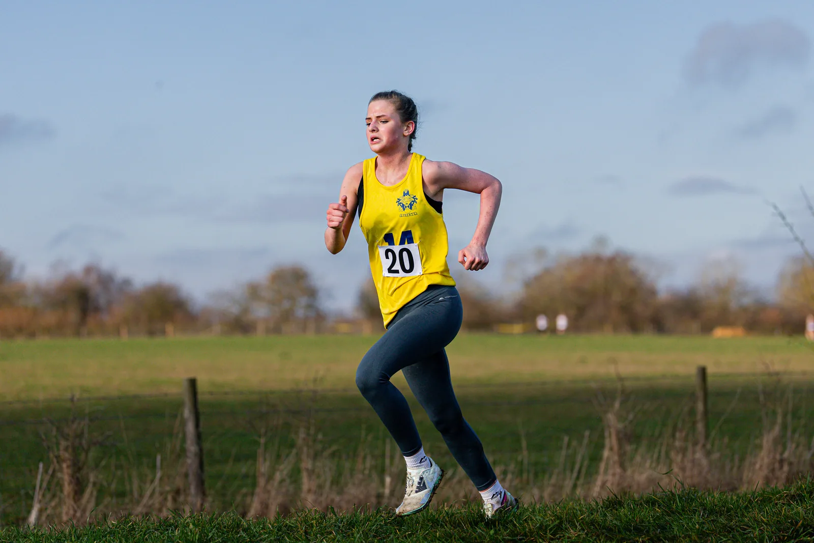 Brentwood Beagles athletes at the Essex Schools Cross Country Championships, Writtle, 17 January 2026