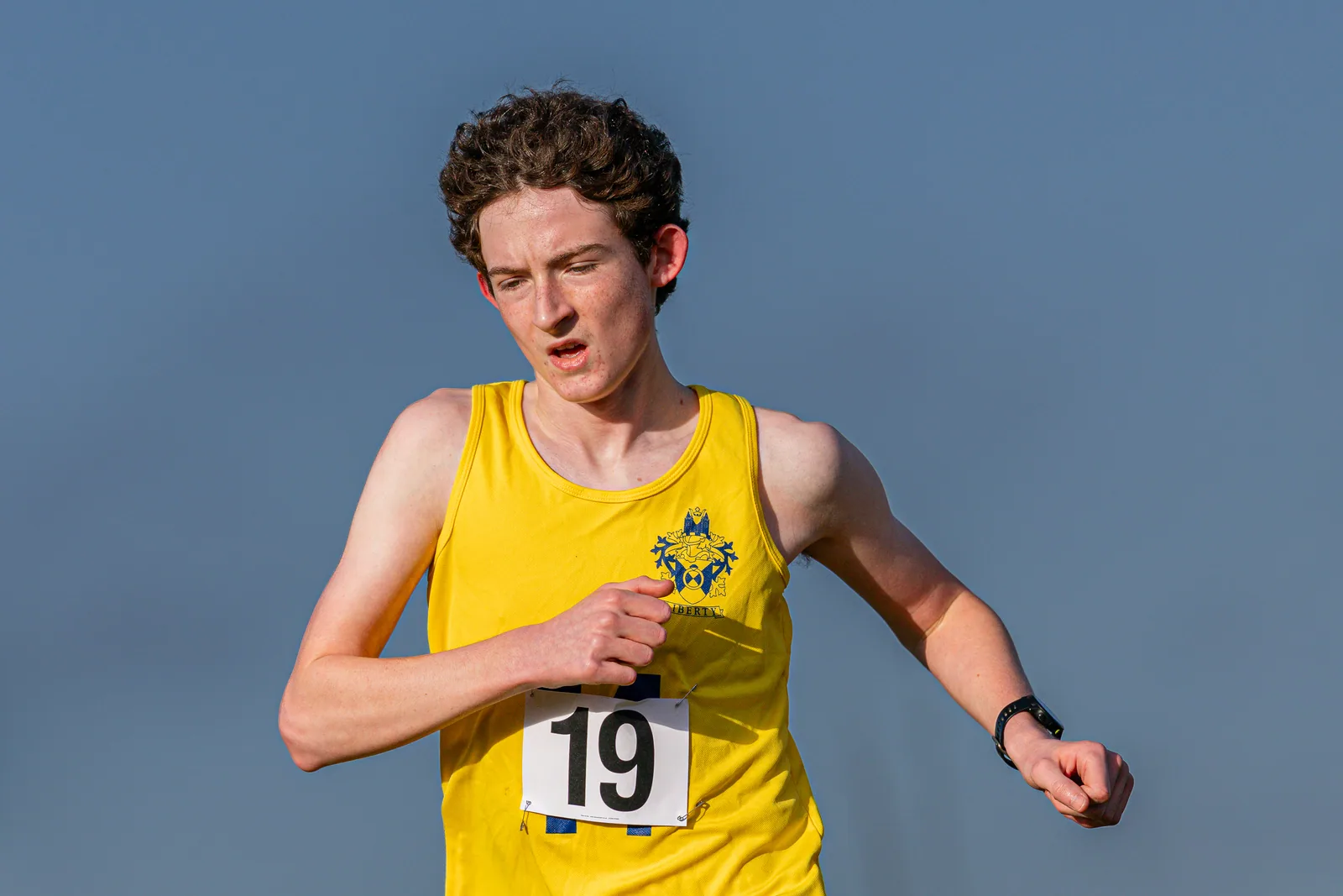 Brentwood Beagles athletes at the Essex Schools Cross Country Championships, Writtle, 17 January 2026