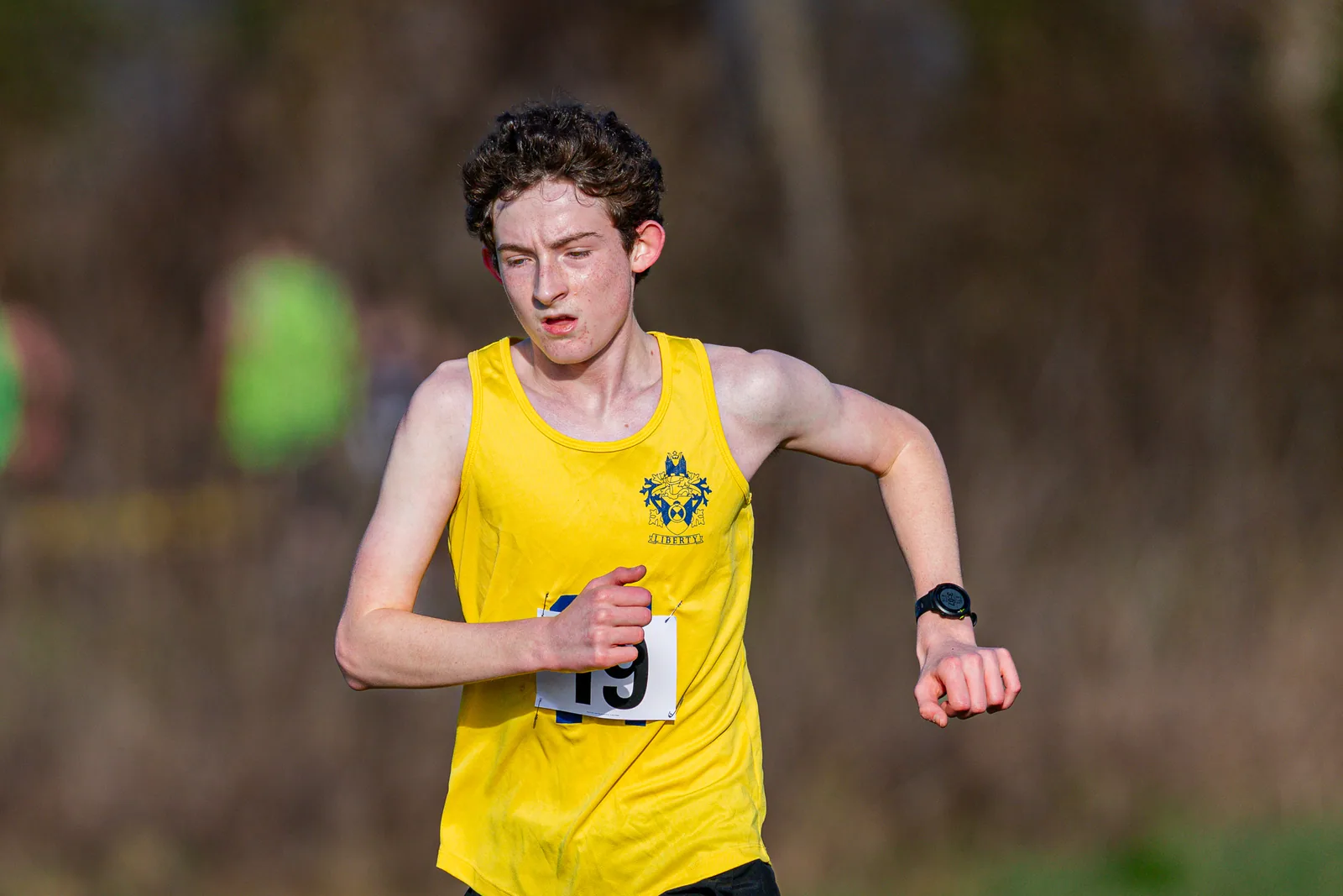Brentwood Beagles athletes at the Essex Schools Cross Country Championships, Writtle, 17 January 2026