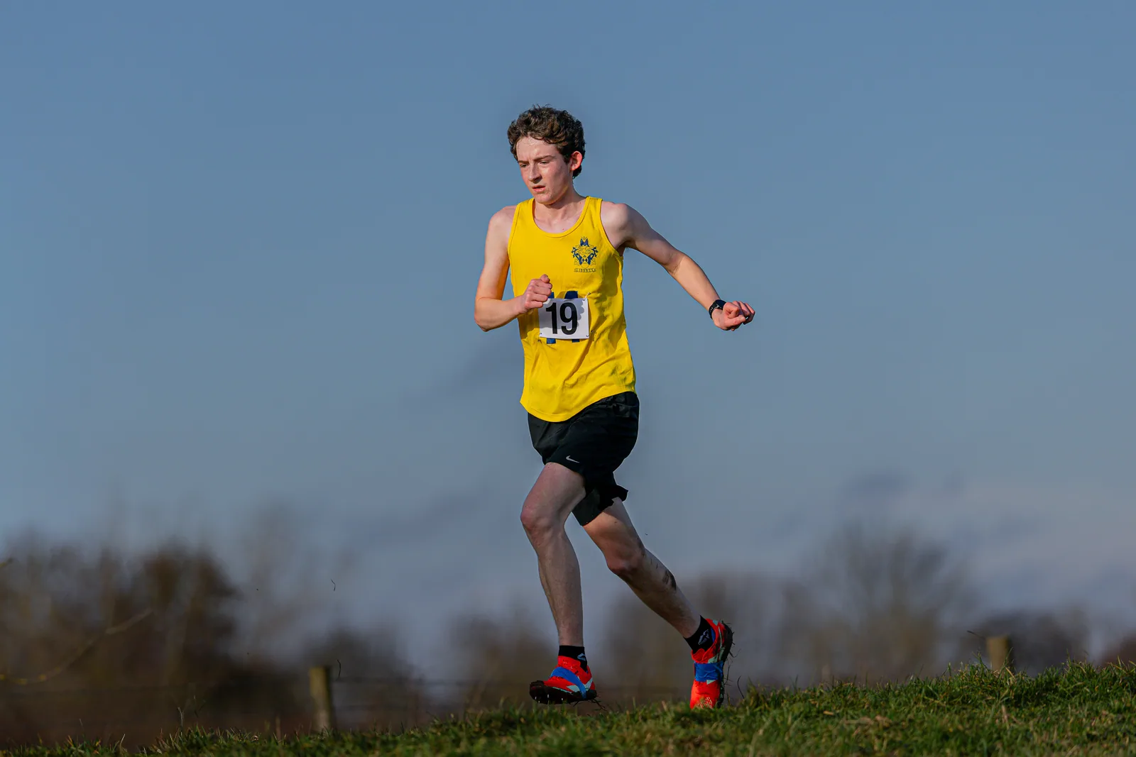 Brentwood Beagles athletes at the Essex Schools Cross Country Championships, Writtle, 17 January 2026