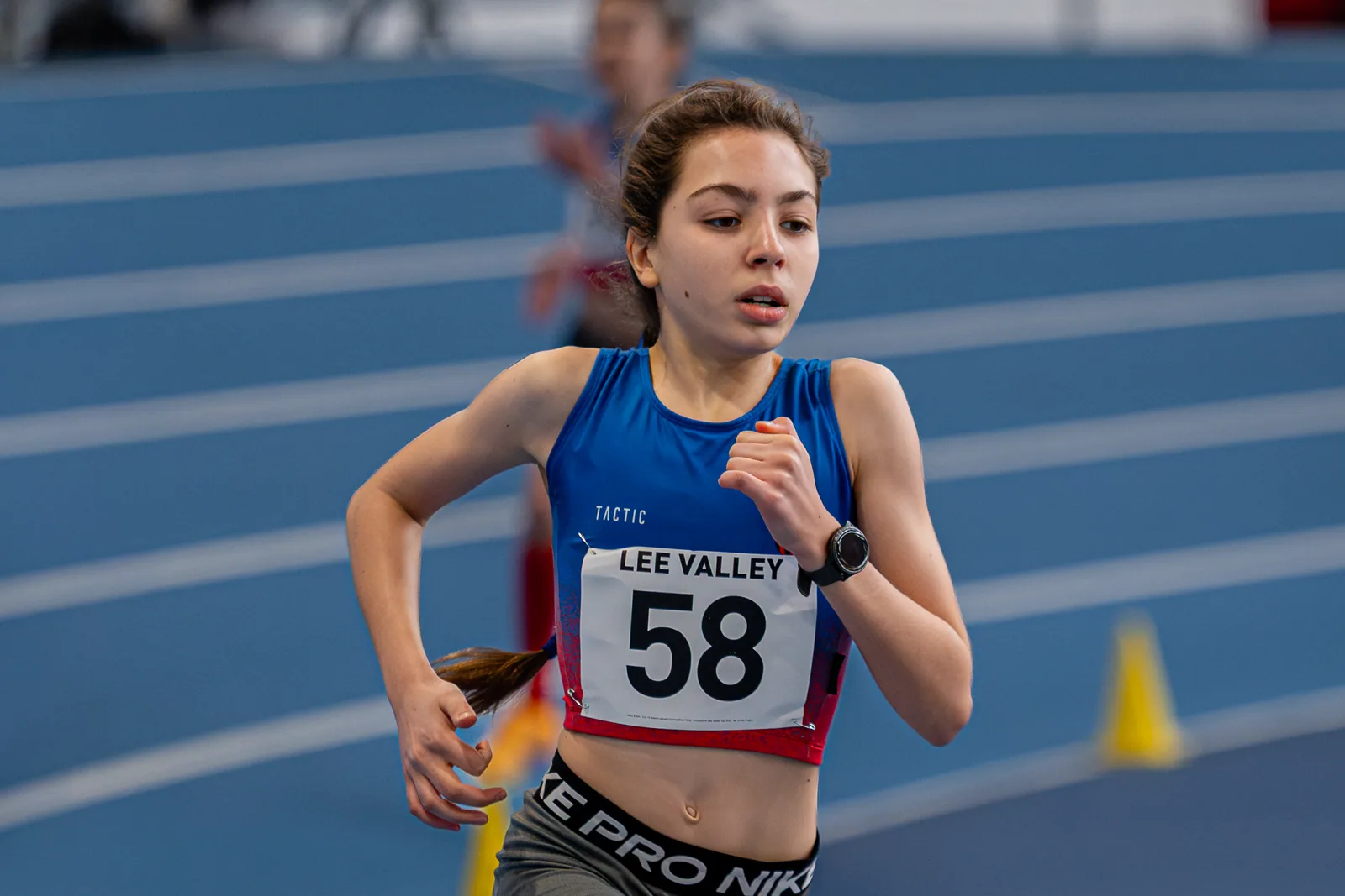 Brentwood Beagles athletes at the London Indoor Games, London, 24 January 2026