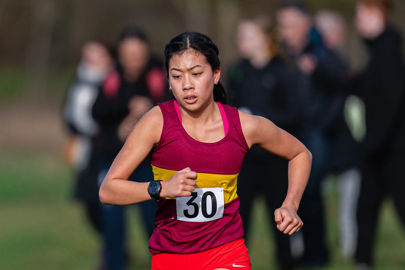 Brentwood Beagles athletes at the South East Schools Inter-counties Cross Country, Writtle, 31 January 2026