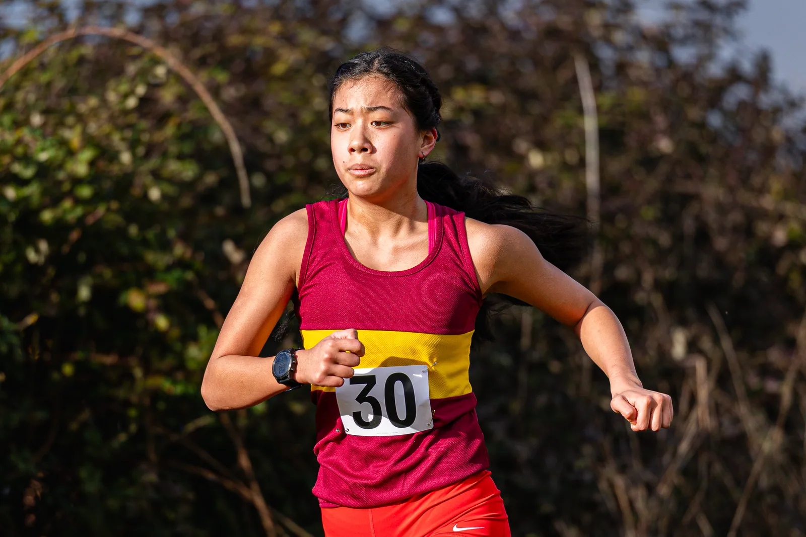 Brentwood Beagles athletes at the South East Schools Inter-counties Cross Country, Writtle, 31 January 2026