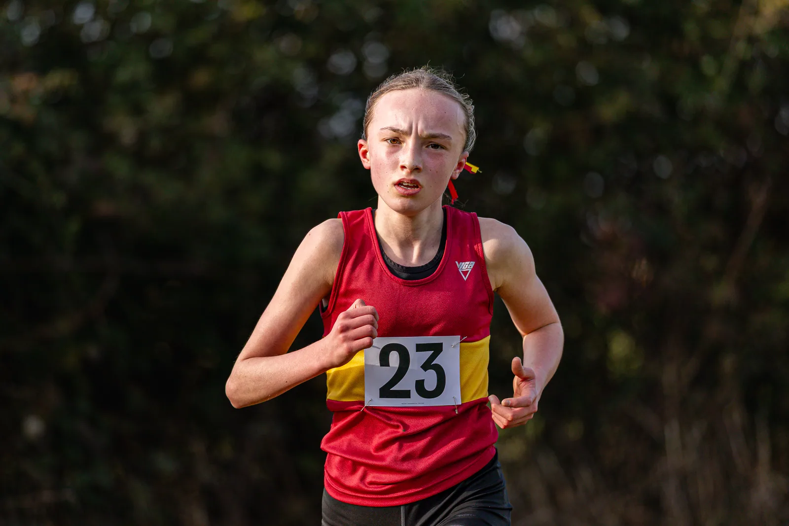 Brentwood Beagles athletes at the South East Schools Inter-counties Cross Country, Writtle, 31 January 2026