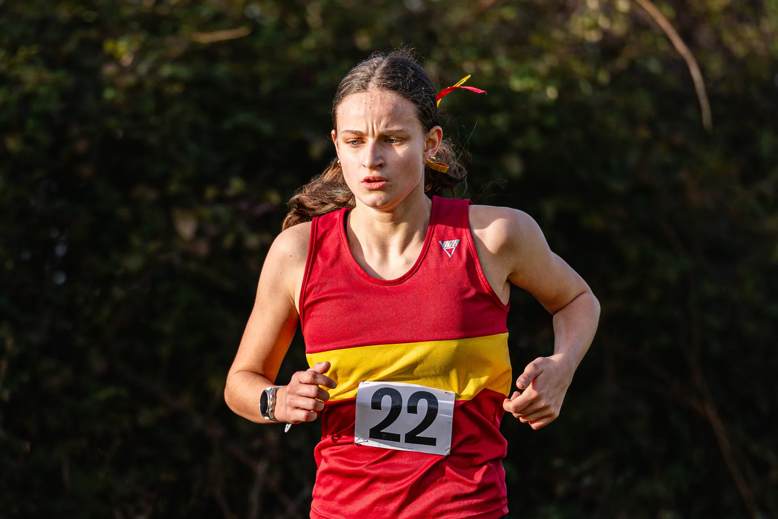 Brentwood Beagles athletes at the South East Schools Inter-counties Cross Country, Writtle, 31 January 2026