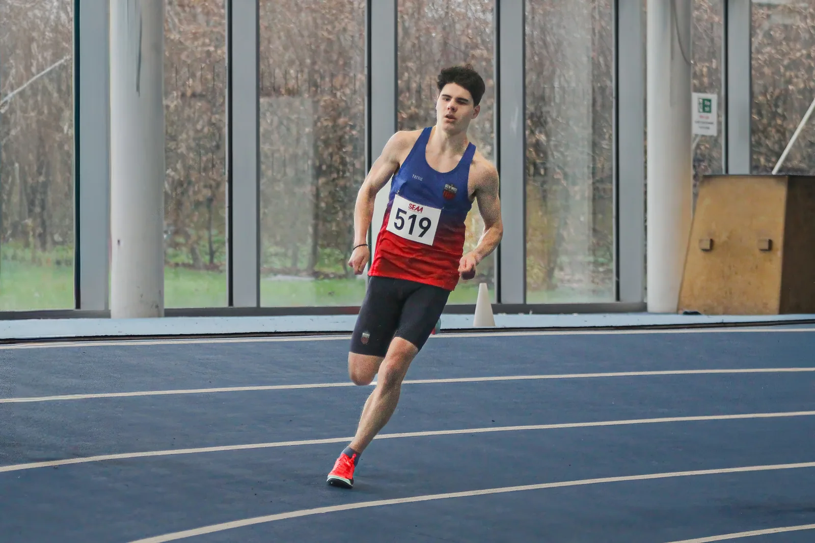 Brentwood Beagles athletes at the SEAA Under 20 Indoor Championships, Lee Valley, London, 1 February 2026