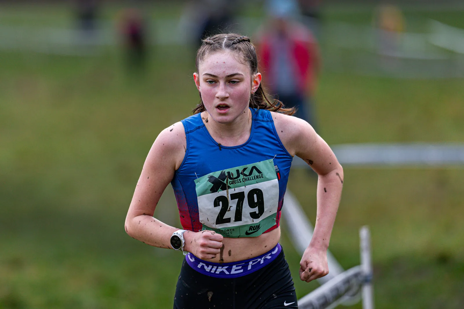Brentwood Beagles athletes at the Cross Challenge, Parliament Hill, Parliament Hill, London, 7 February 2026