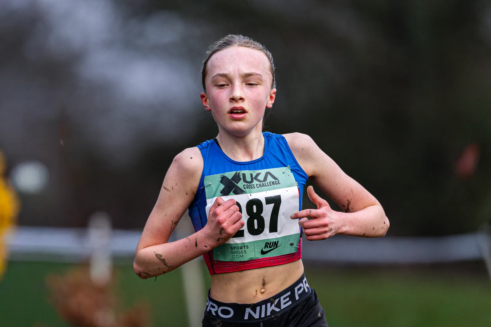 Brentwood Beagles athletes at the Cross Challenge, Parliament Hill, Parliament Hill, London, 7 February 2026