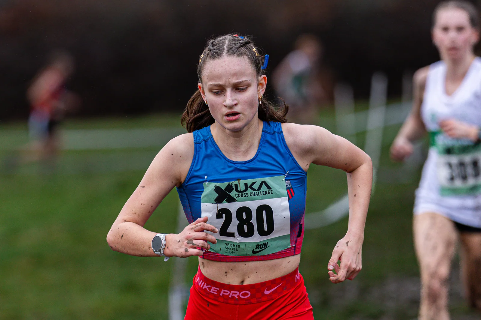 Brentwood Beagles athletes at the Cross Challenge, Parliament Hill, Parliament Hill, London, 7 February 2026