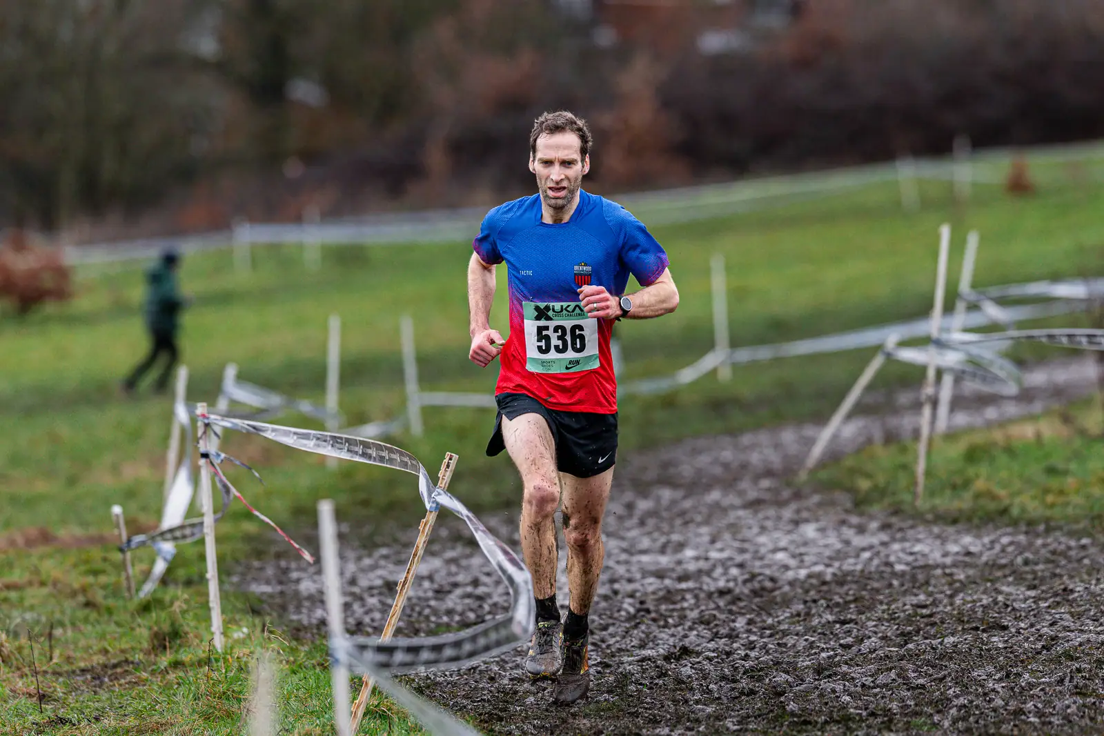 Brentwood Beagles athletes at the Cross Challenge, Parliament Hill, Parliament Hill, London, 7 February 2026