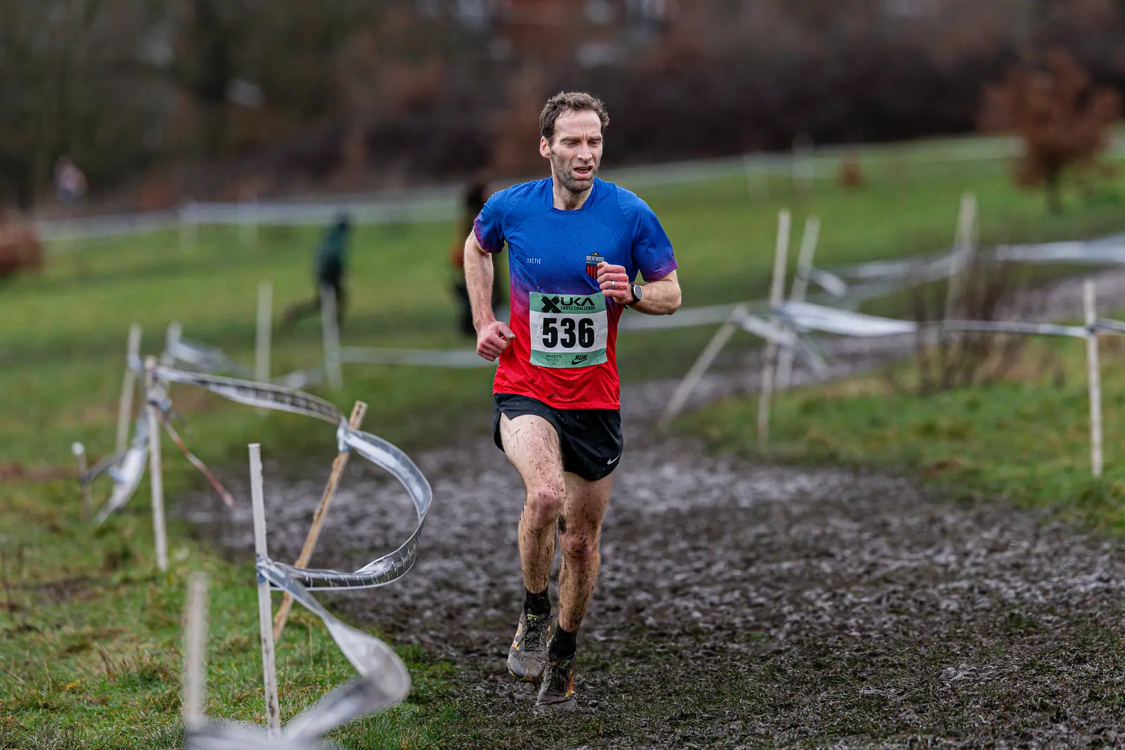 Brentwood Beagles athletes at the Cross Challenge, Parliament Hill, Parliament Hill, London, 7 February 2026