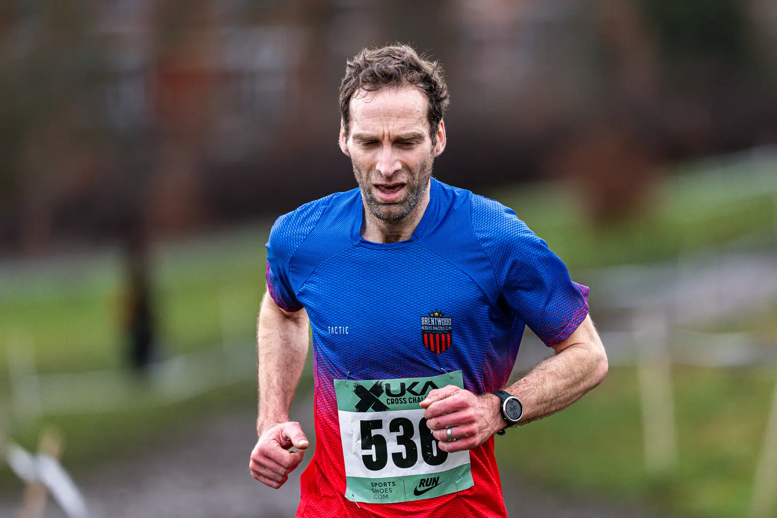 Brentwood Beagles athletes at the Cross Challenge, Parliament Hill, Parliament Hill, London, 7 February 2026