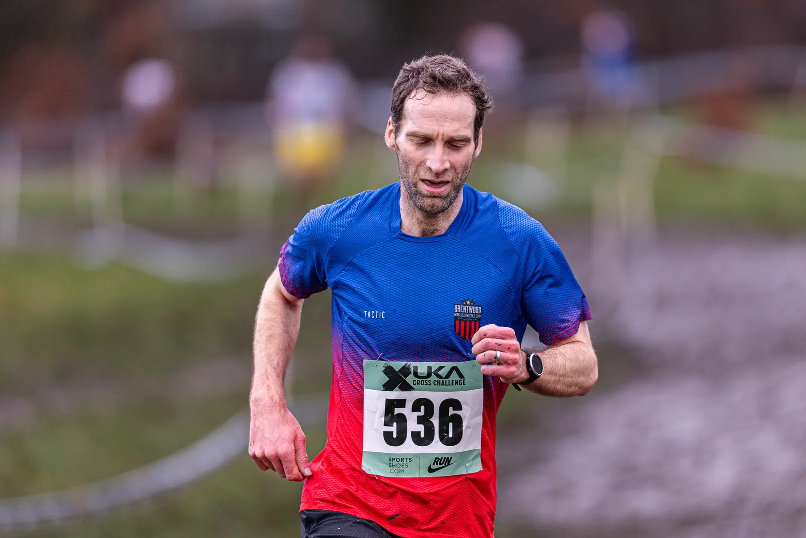 Brentwood Beagles athletes at the Cross Challenge, Parliament Hill, Parliament Hill, London, 7 February 2026