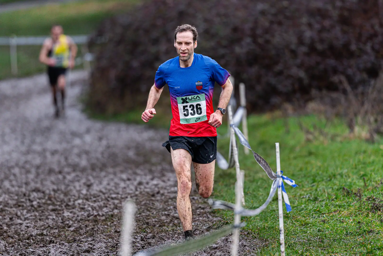 Brentwood Beagles athletes at the Cross Challenge, Parliament Hill, Parliament Hill, London, 7 February 2026