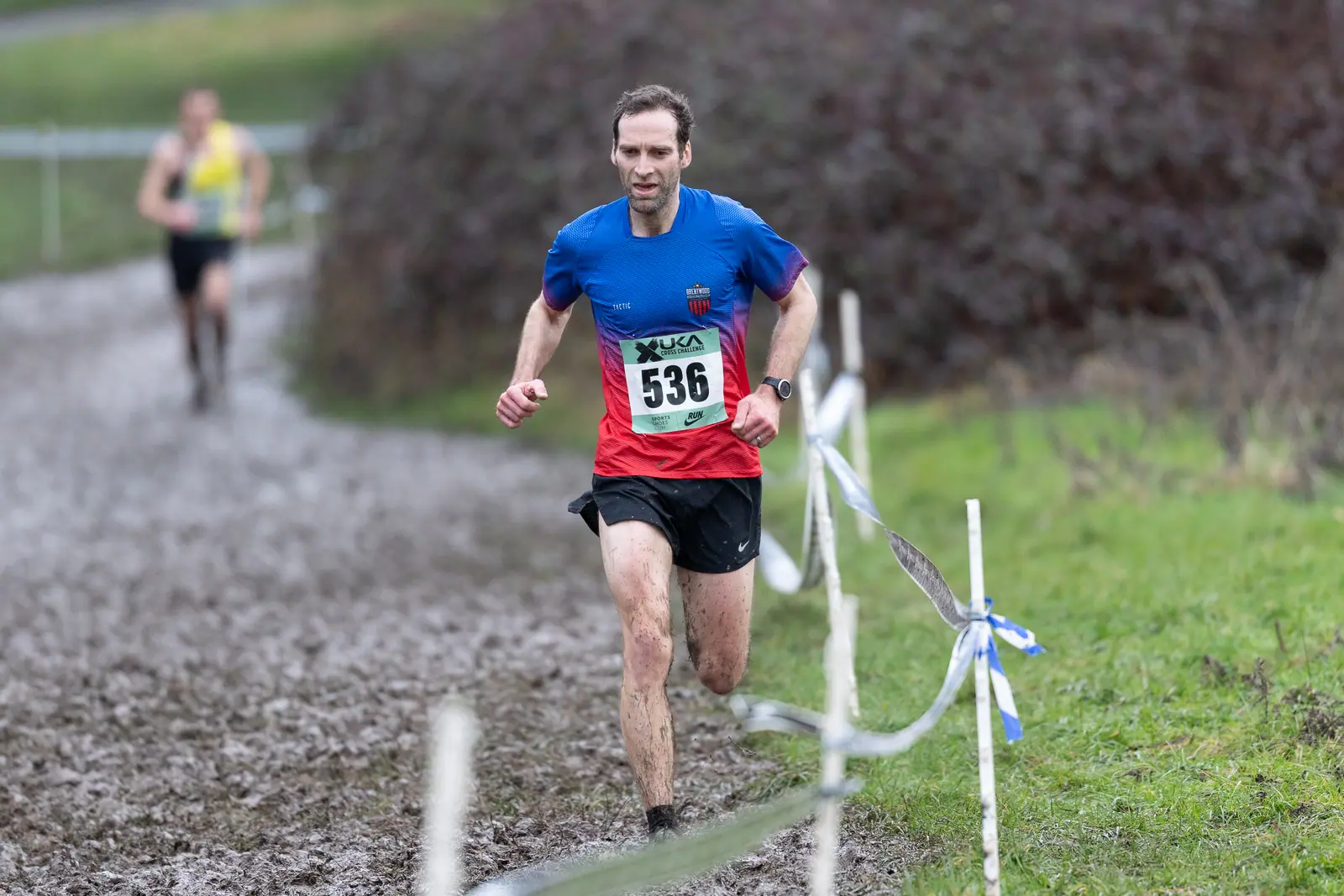 Brentwood Beagles athletes at the Cross Challenge, Parliament Hill, Parliament Hill, London, 7 February 2026
