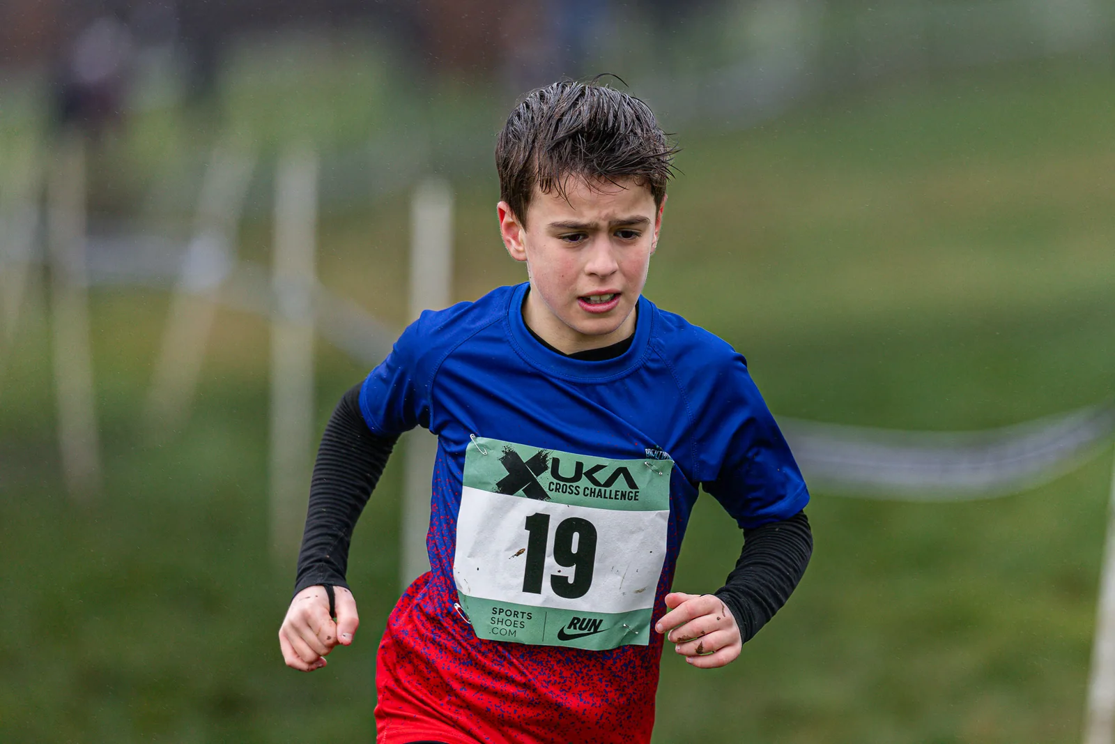 Brentwood Beagles athletes at the Cross Challenge, Parliament Hill, Parliament Hill, London, 7 February 2026